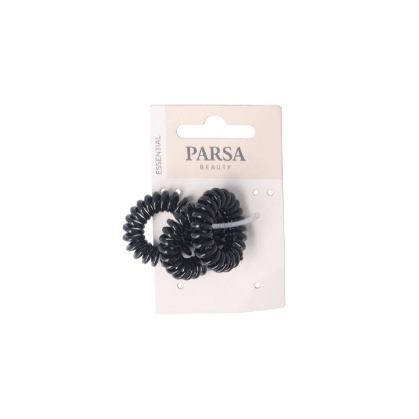 Parsa Beauty Spiral Pony-O Black Small Shiny juuksevõru 3tk