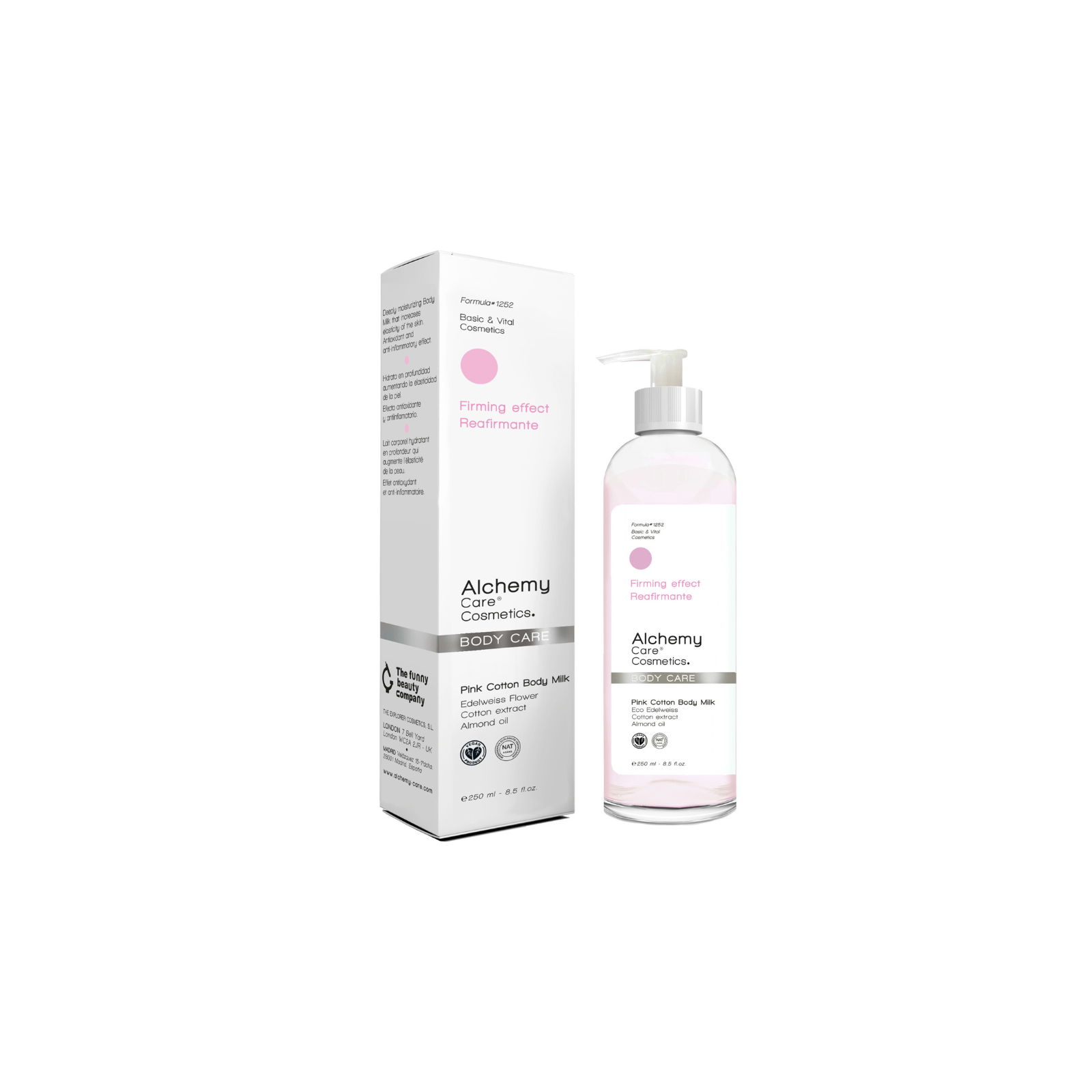 Alchemy Pink Cotton Body Milk Firming pinguldav kehakreem 300ml