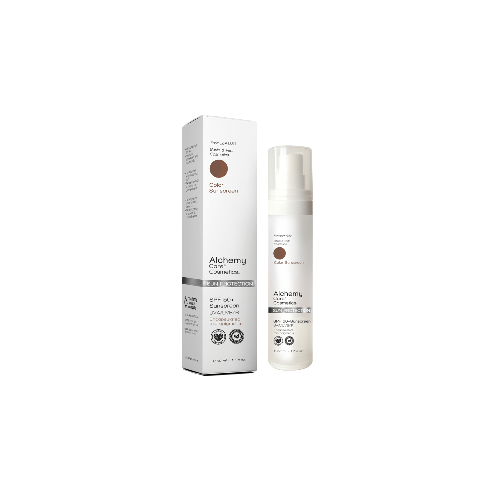 Alchemy Sun Protection SPF 50+ Color Suncreen tooniv päikesekaitsekreem 50ml