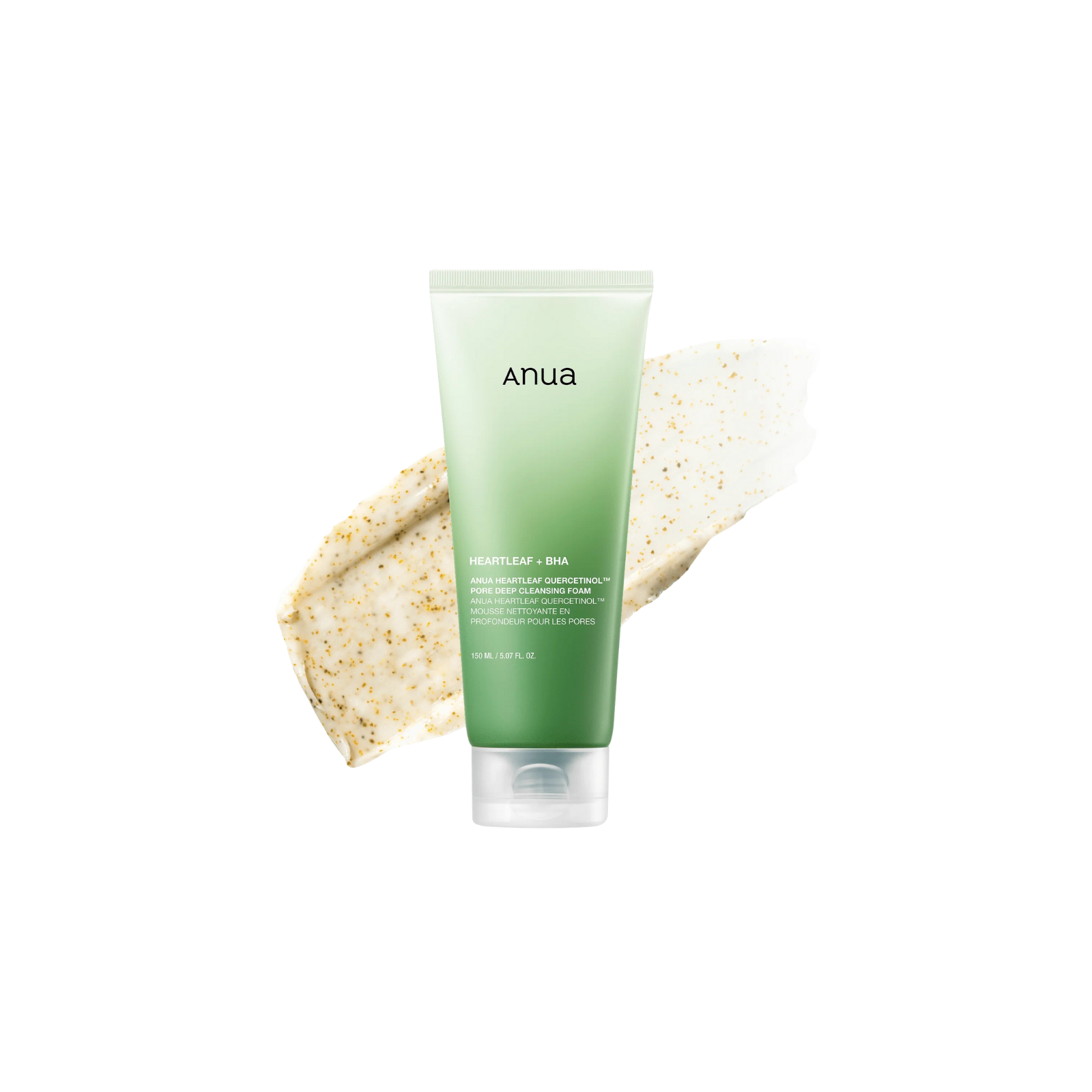 ANUA Heartleaf Quercetinol Pore Deep Cleansing Foam puhastusvaht rasusele ja kombineeritud nahale 150ml