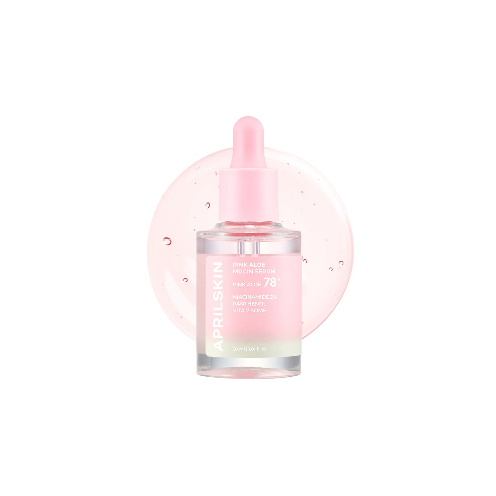 Aprilskin Pink Aloe Mucin Serum niisutav ja taastav näoseerum 30ml