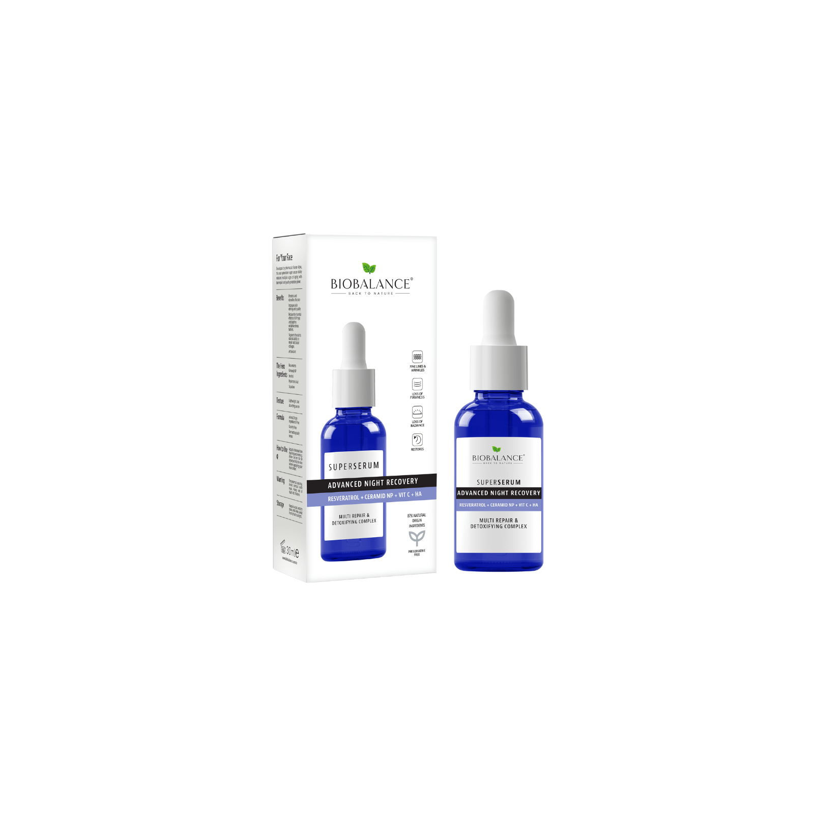 Bio Balance Advance Night Recovery taastav ööseerum 30ml