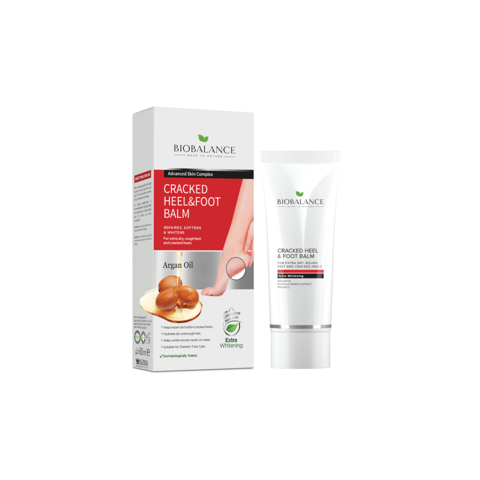 Bio Balance Argan Oil Cracked Heel & Foot Balm kreem lõhenenud kandadele 60ml