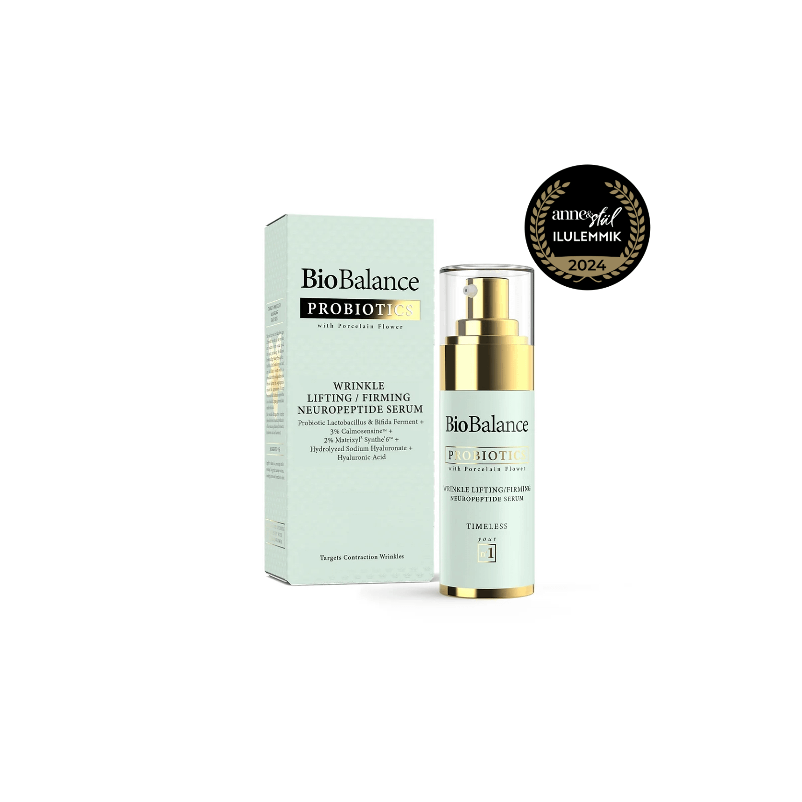 Bio Balance Probiotics Neuropeptide kortse siluv ja pinguldav näoseerum 30ml