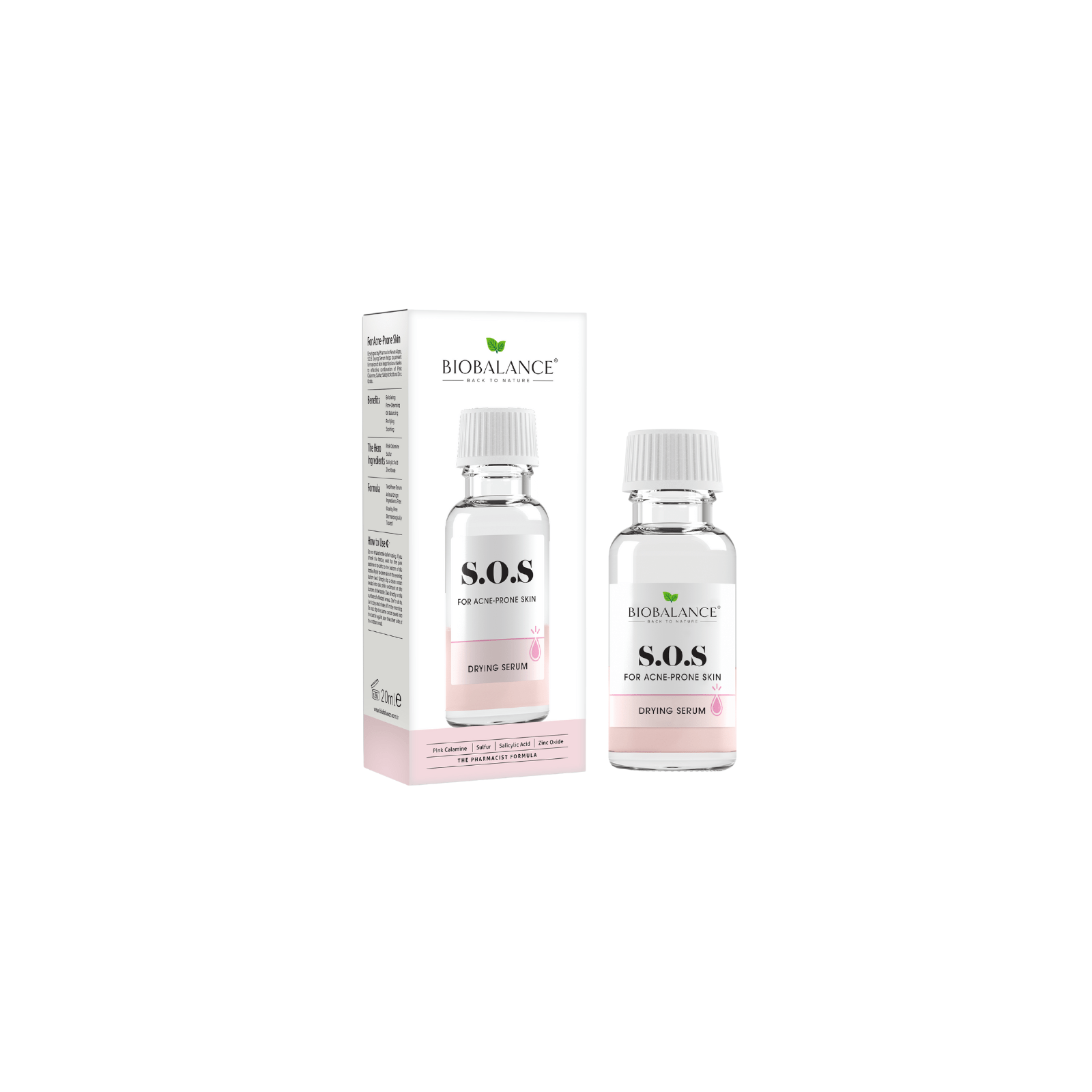 Bio Balance S.O.S kuivatav vistrikevastane seerum 20ml