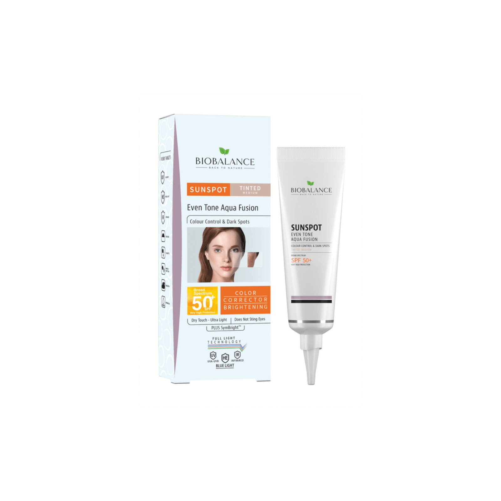 Bio Balance Tinted Sunspot SPF50+ toonitud päikesekaitsekreem pigmendilaikudega nahale 40ml