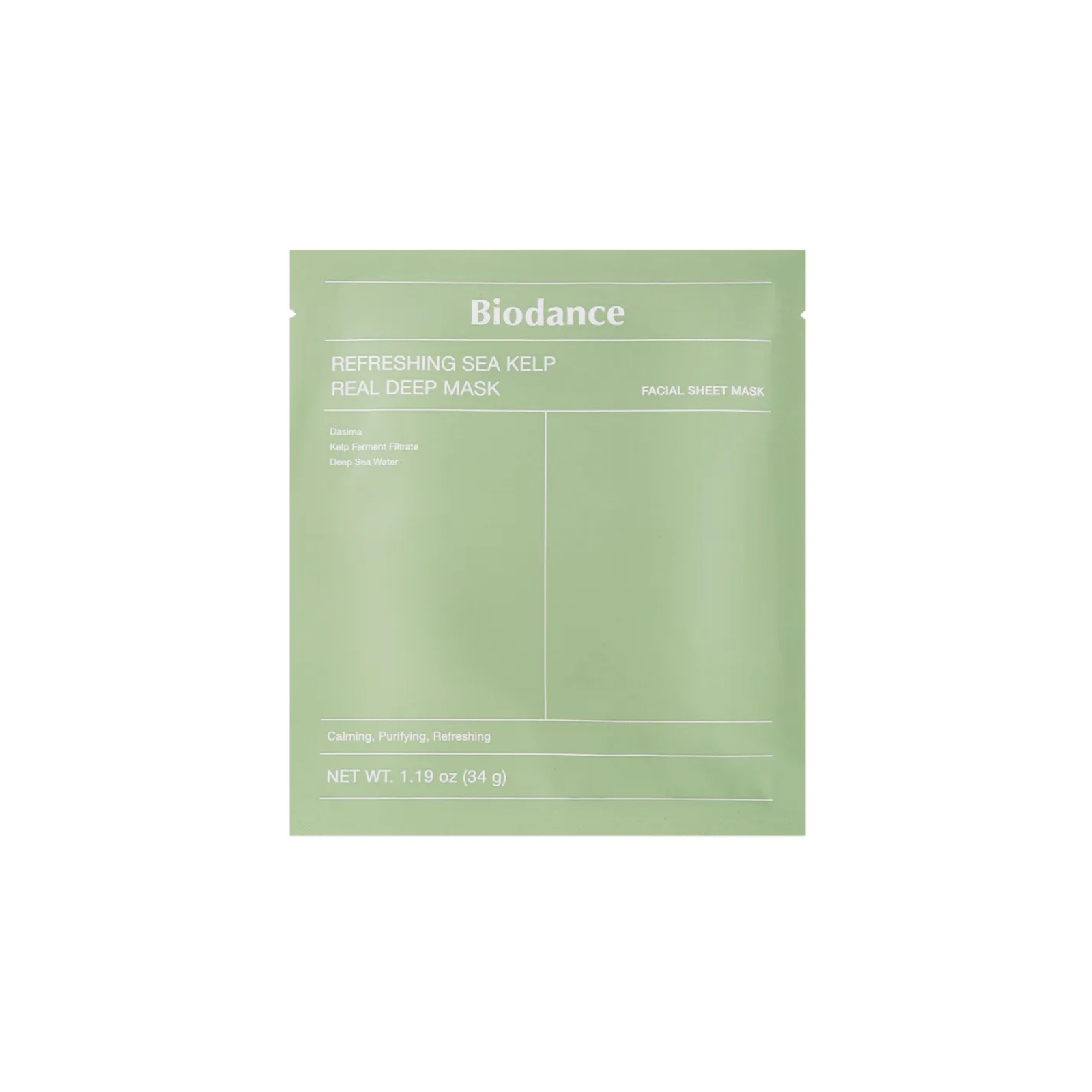 BIODANCE Refreshing Sea Kelp Real Deep Mask 1pcs