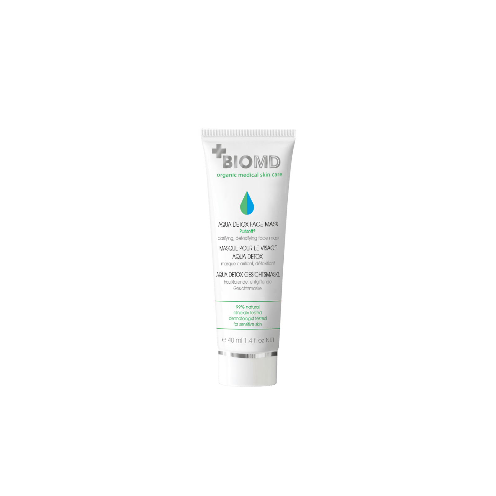 BioMD Aqua Detox Face Mask puhastav näomask 40ml