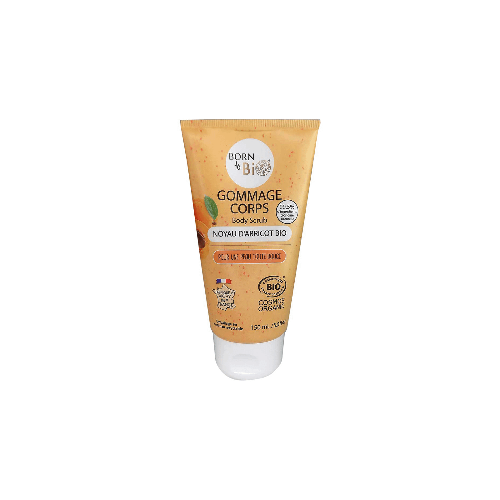 Born to Bio Apricot Kernel Body Scrub aprikoosiseemnepulbriga kehakoorija 150ml
