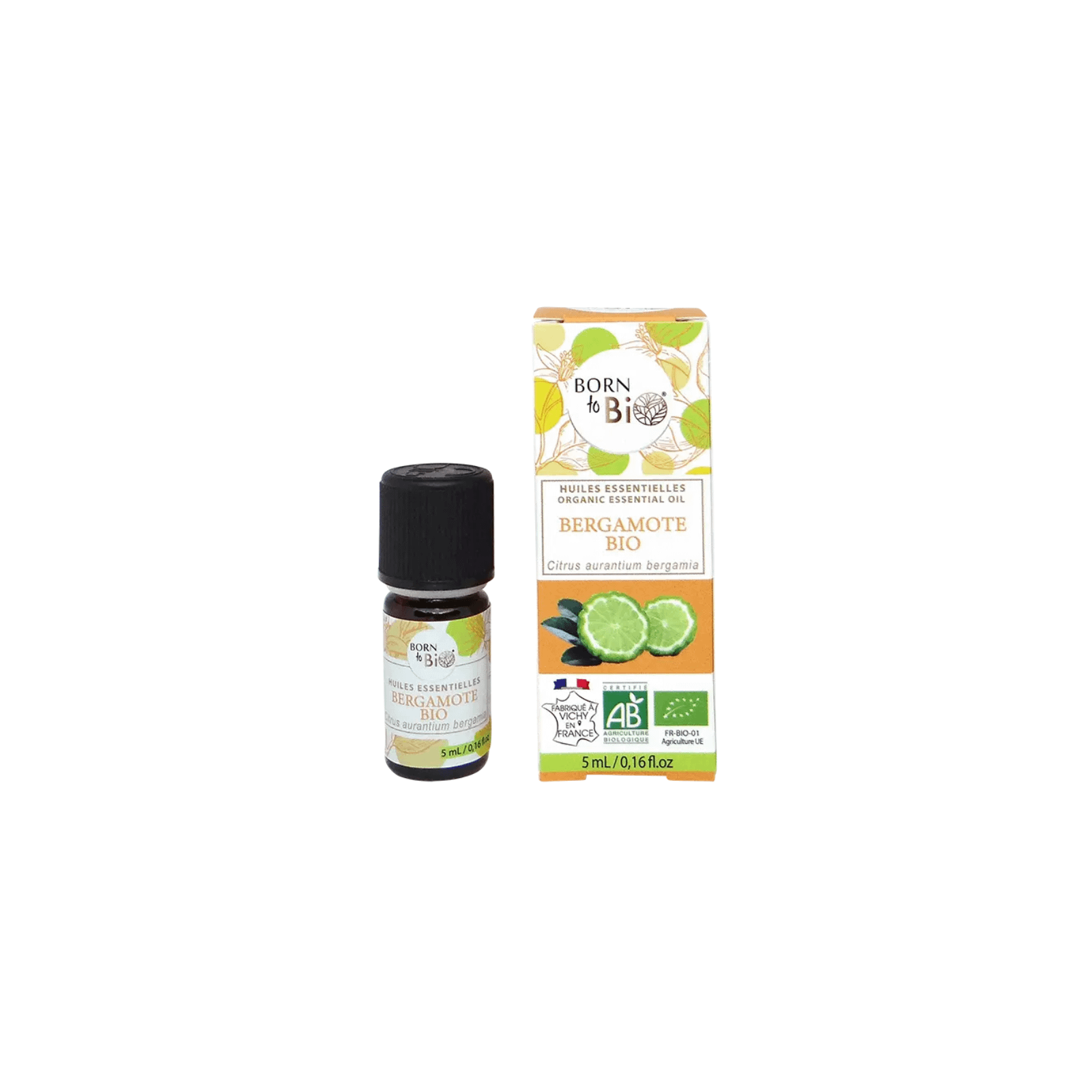 Born to Bio Bergamot Essential Oil eeterlik õli 5ml
