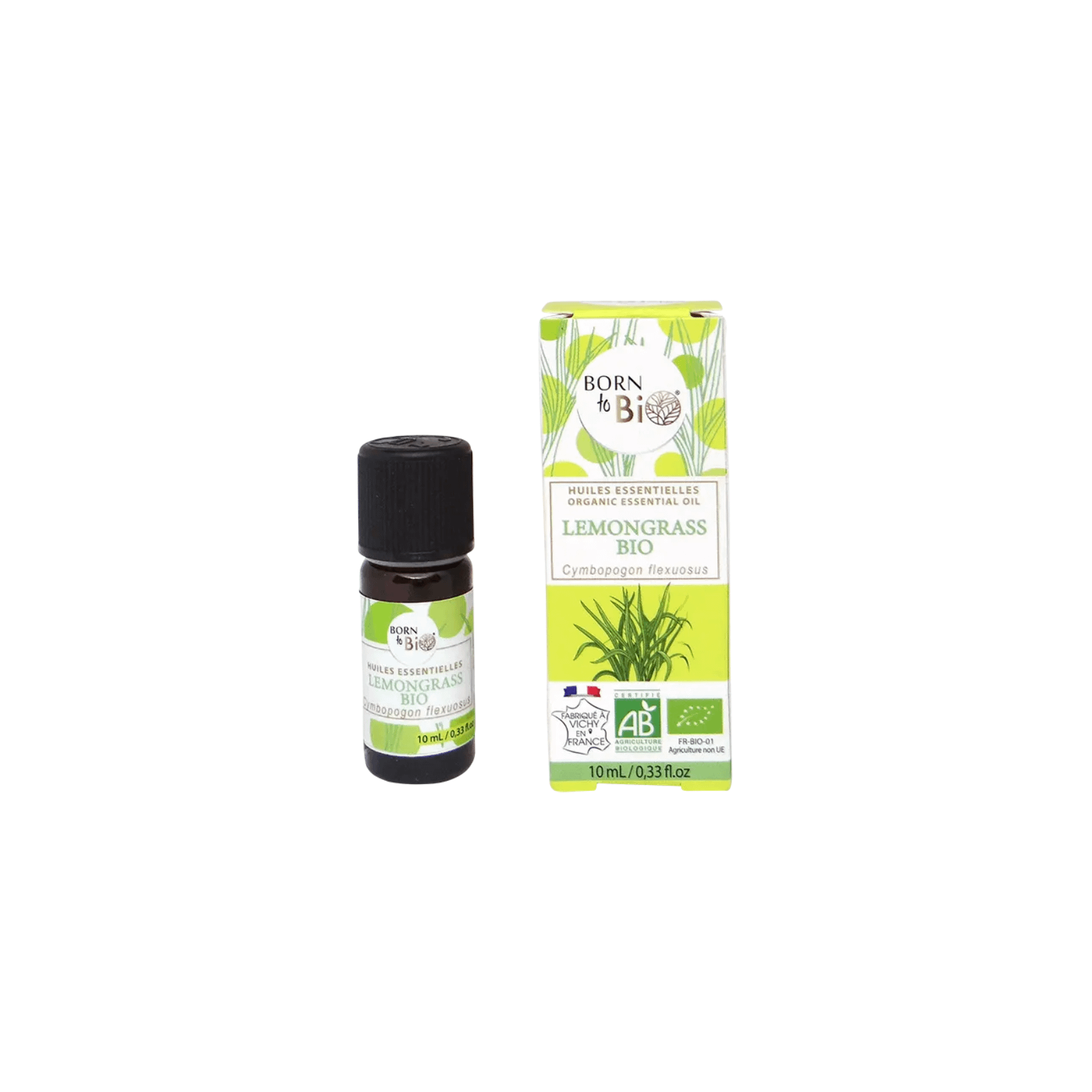 Born to Bio Lemongrass Essential Oil sidrunheina eeterlik õli 10ml