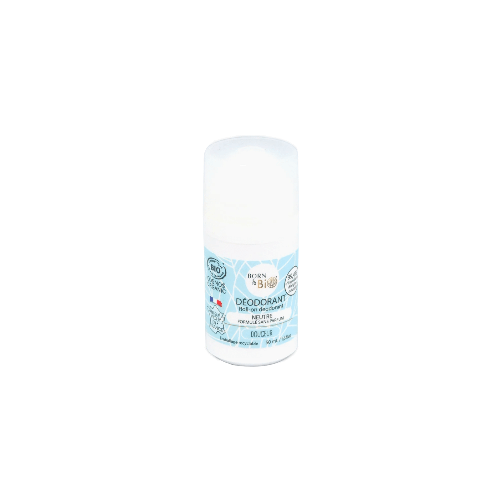Born to Bio Neutral Deodorant Fragrance-Free lõhnatu roll-on deodorant 50ml