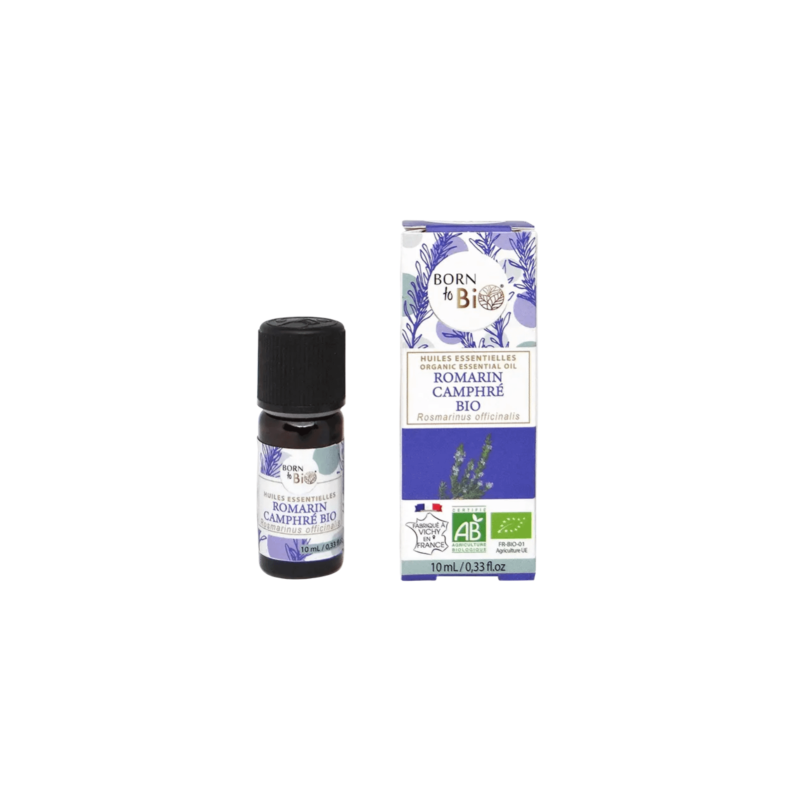 Born to Bio Rosemary Camphor Essential Oil rosmariini kampri eeterlik õli 10ml