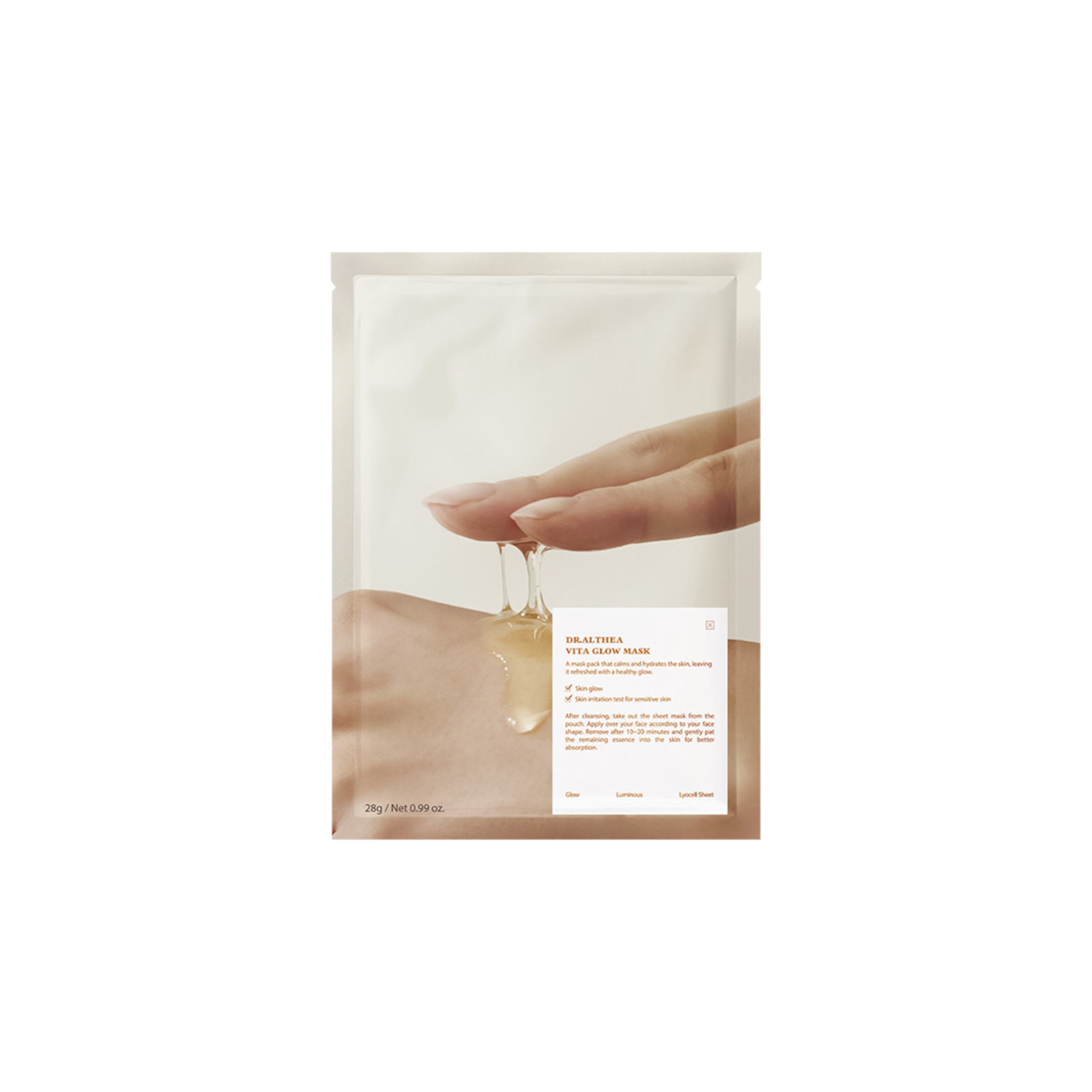 Dr. Althea Vita Glow Mask näomask C-vitamiiniga 1tk