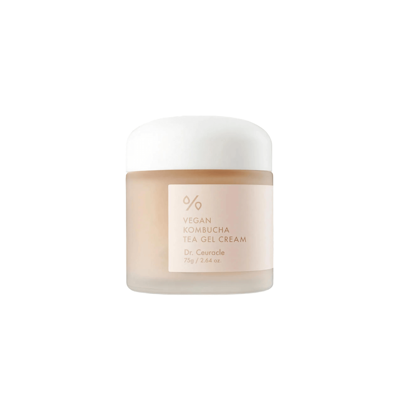 Dr. Ceuracle Vegan Kombucha Tea Gel Cream geel-kreem 75g