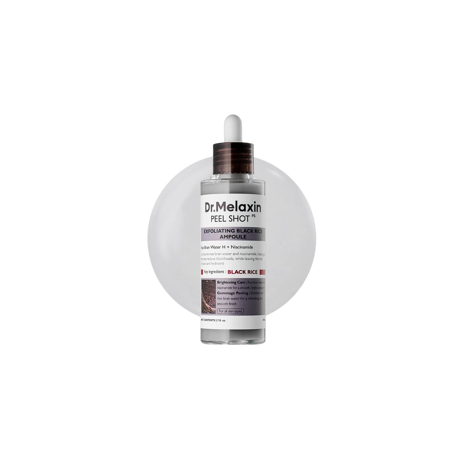Dr. Melaxin Peel Shot Exfoliating Black Rice Ampoule kooriv näoseerum 80ml