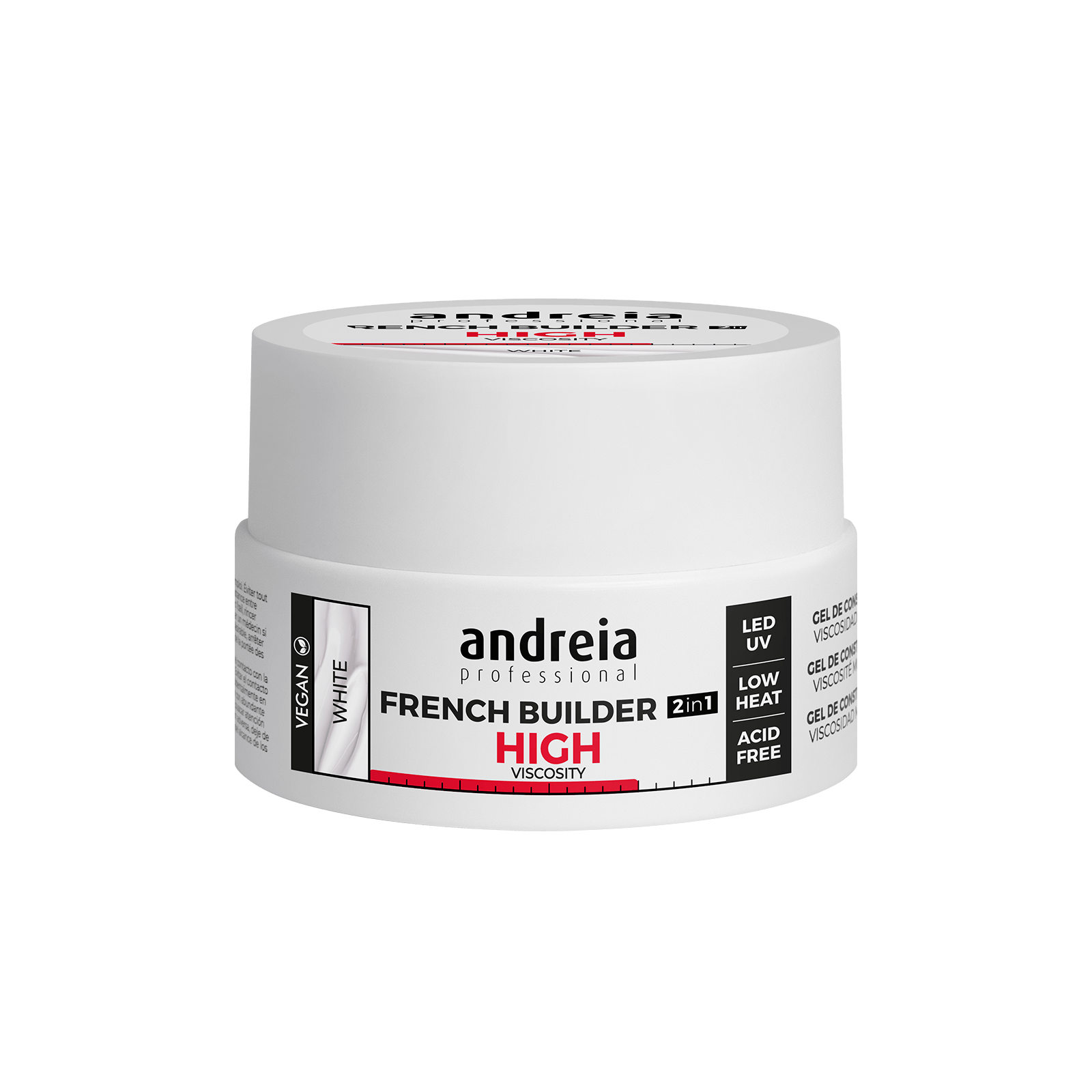 Andreia French Builder High Viscosity White ehitusgeel 22g