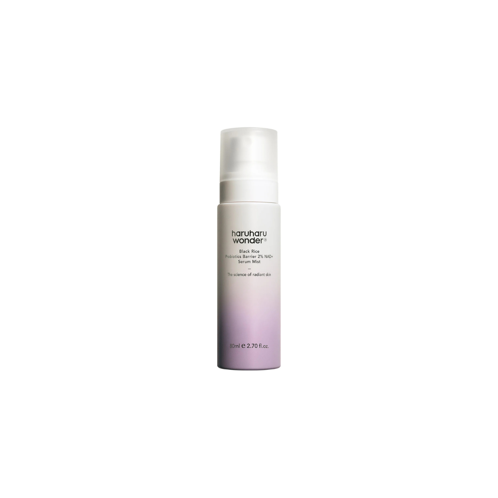 Haruharu Wonder Black Rice Probiotics Barrier 2% NAD+ Serum Mist näosprei 80ml