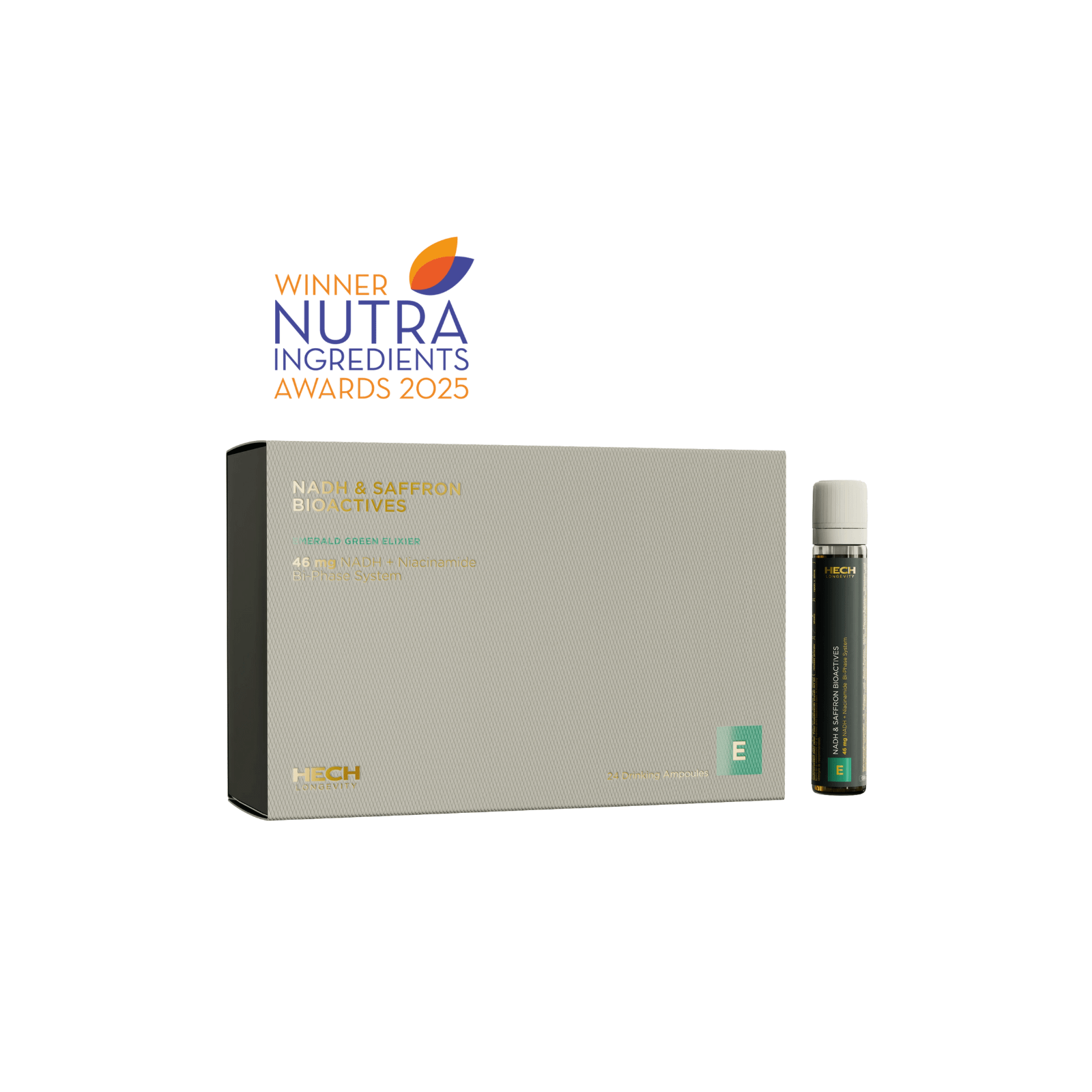 HECH NADH & Safrani bioaktiivkompleks 24 ampulli