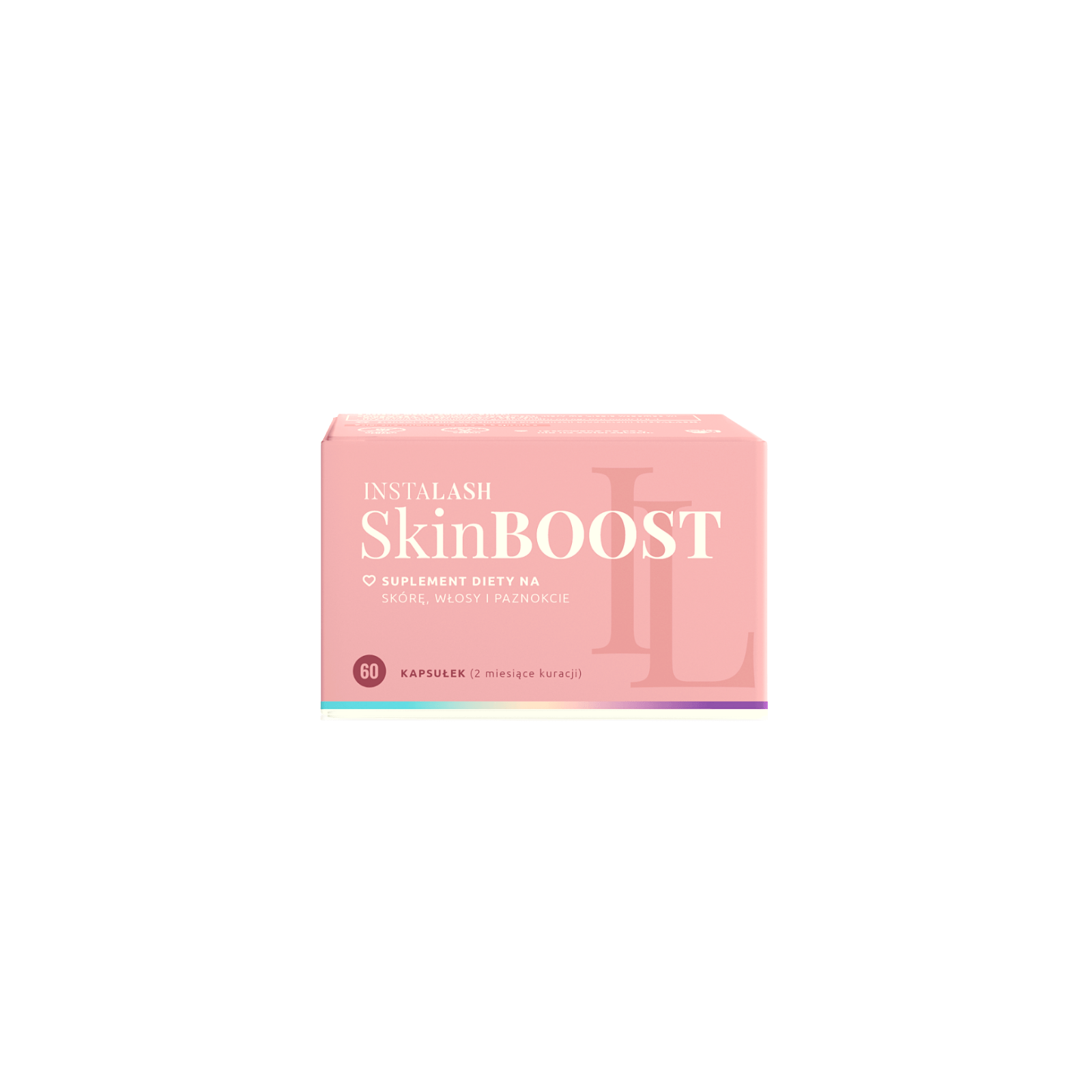 InstaLASH SkinBOOST toidulisand nahale, juustele, ripsmetele ja küüntele 60 kapslit