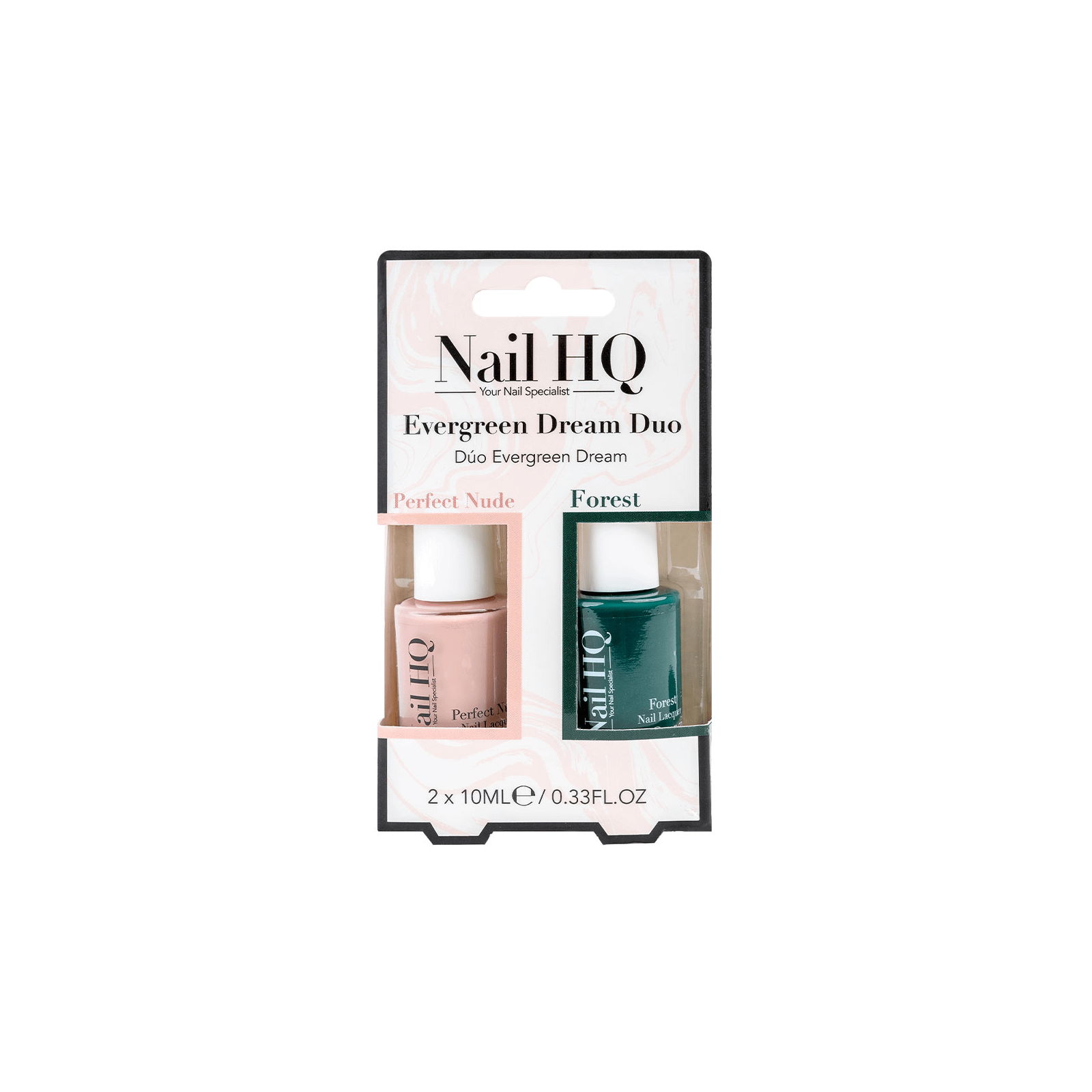Nail HQ Evergreen Dream Duo küünelakikomplekt