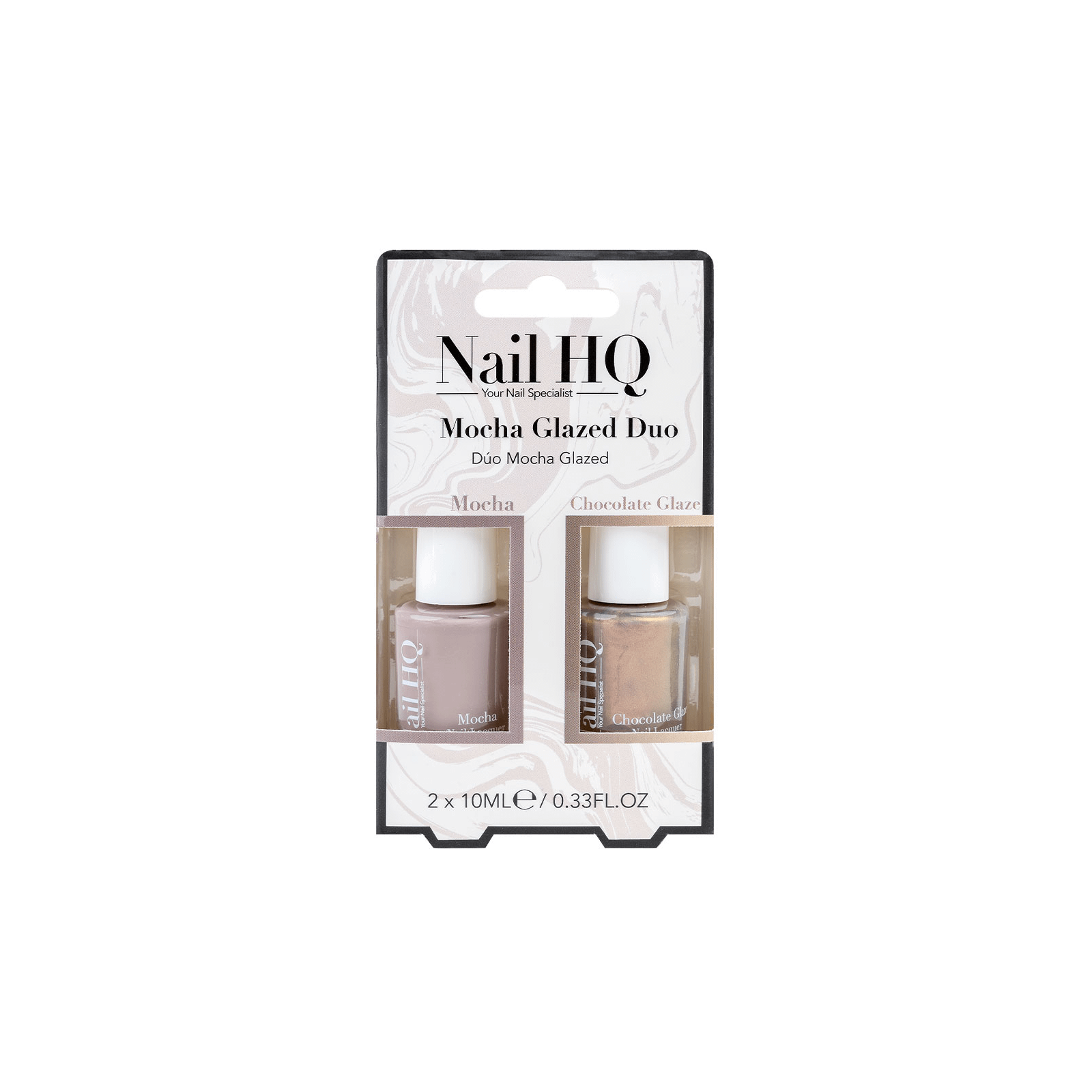 Nail HQ Mocha Glazed Duo küünelakikomplekt