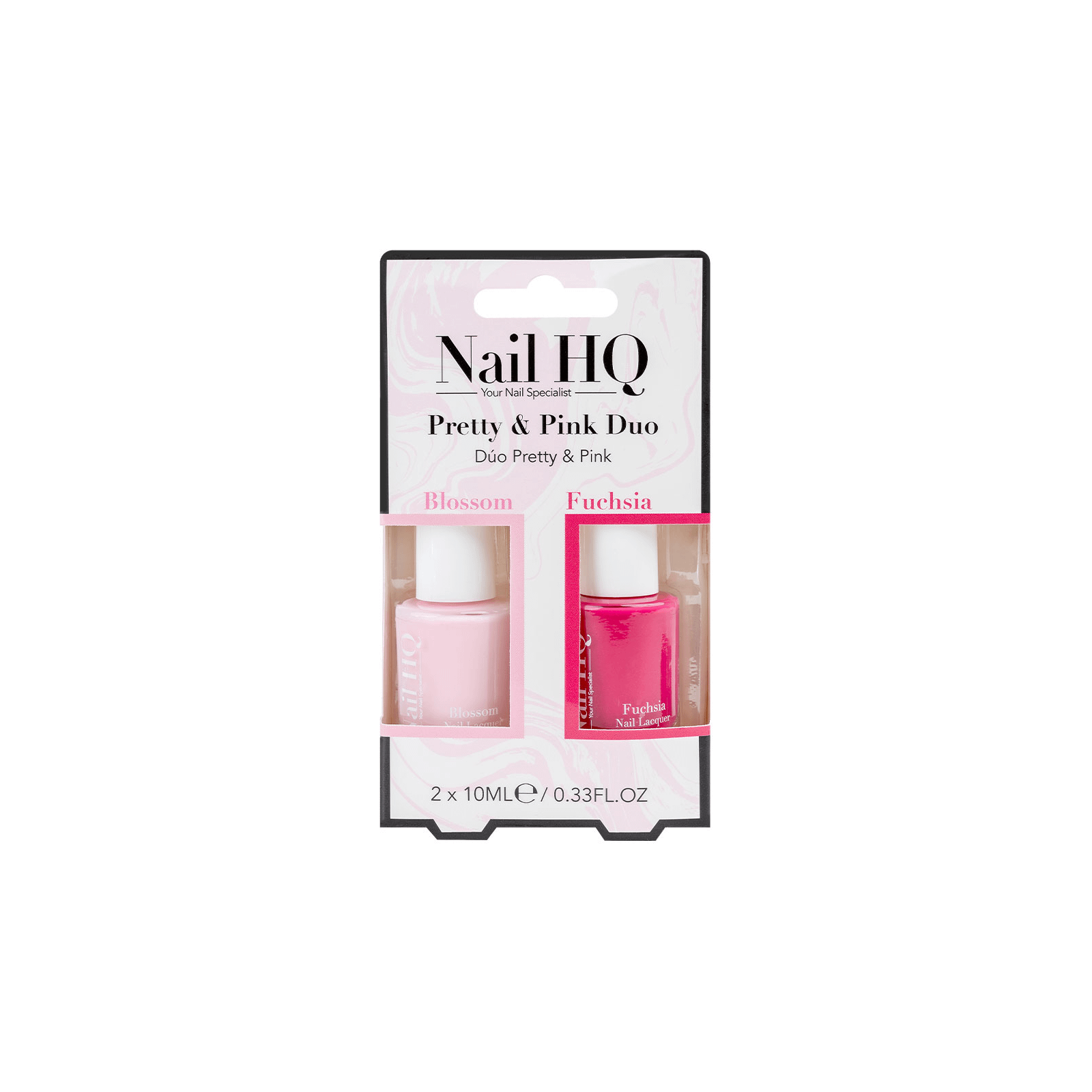 Nail HQ Pretty & Pink Duo küünelakikomplekt