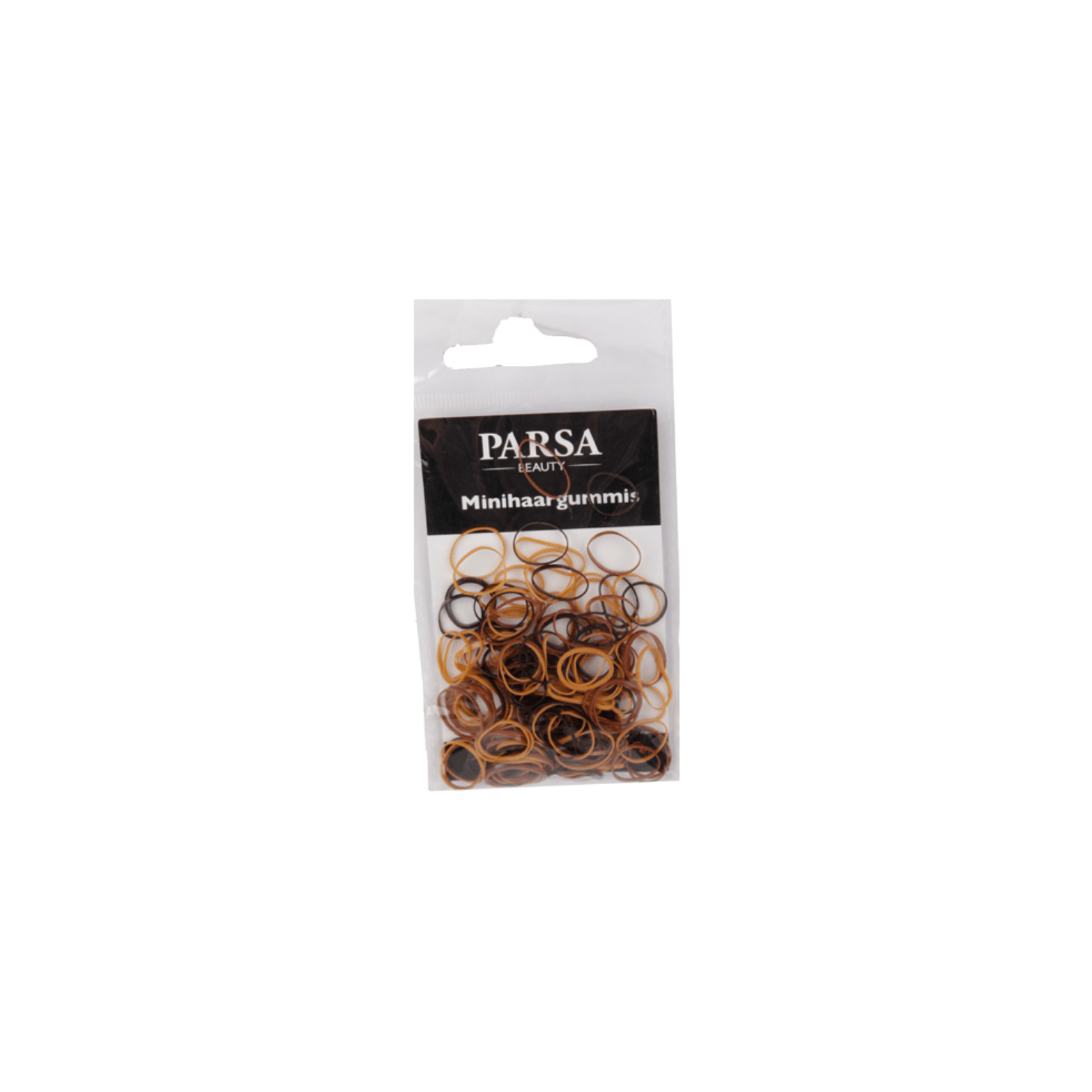 Parsa Beauty Mini Pony-O Brown Mix 150pcs