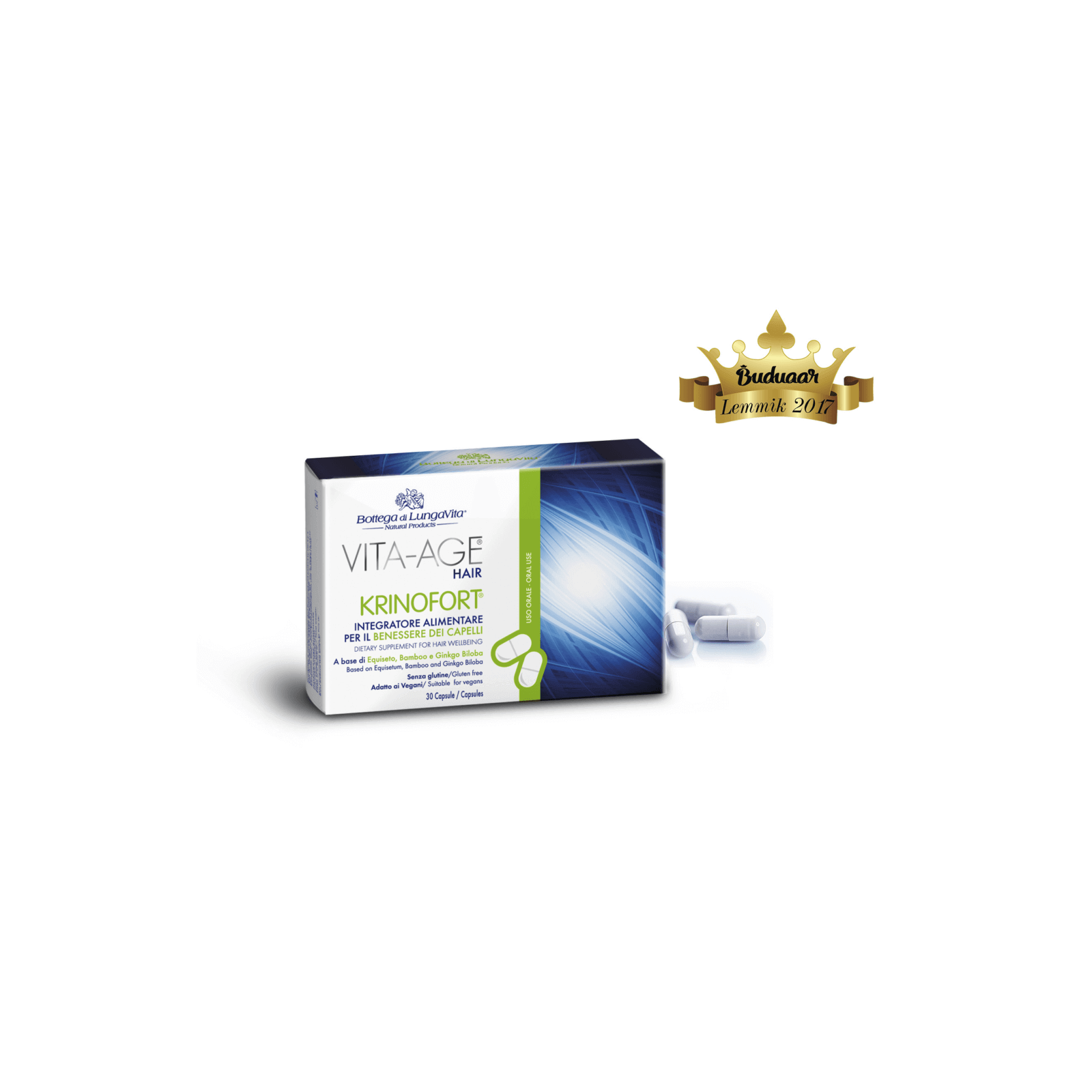 Vita-Age Krinofort väljaalangemisvastased ja juustekasvu kiirendavad vitamiinid