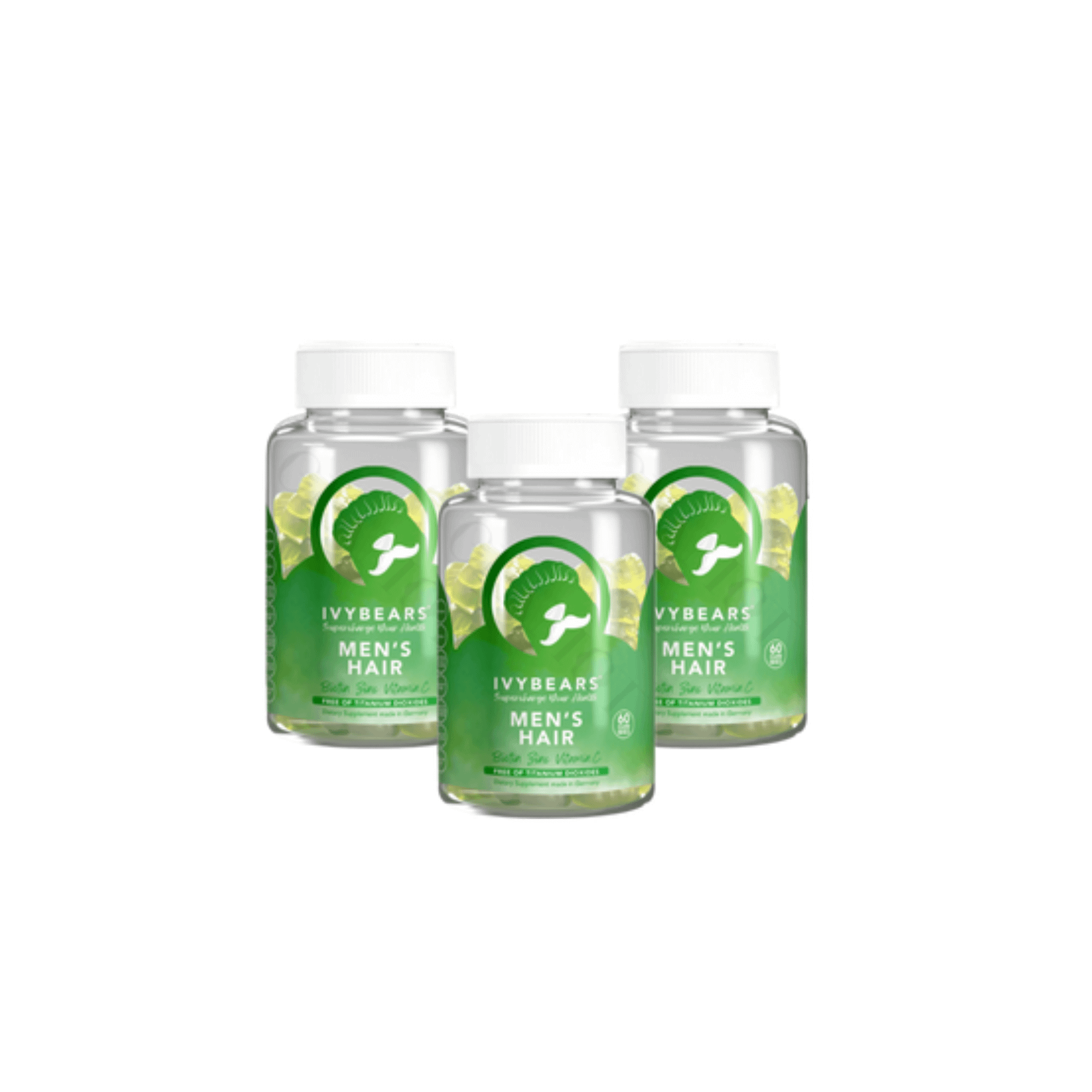 Komplekt! 3x IvyBears juuste väljalangemist vähendavad kummikarud meestele