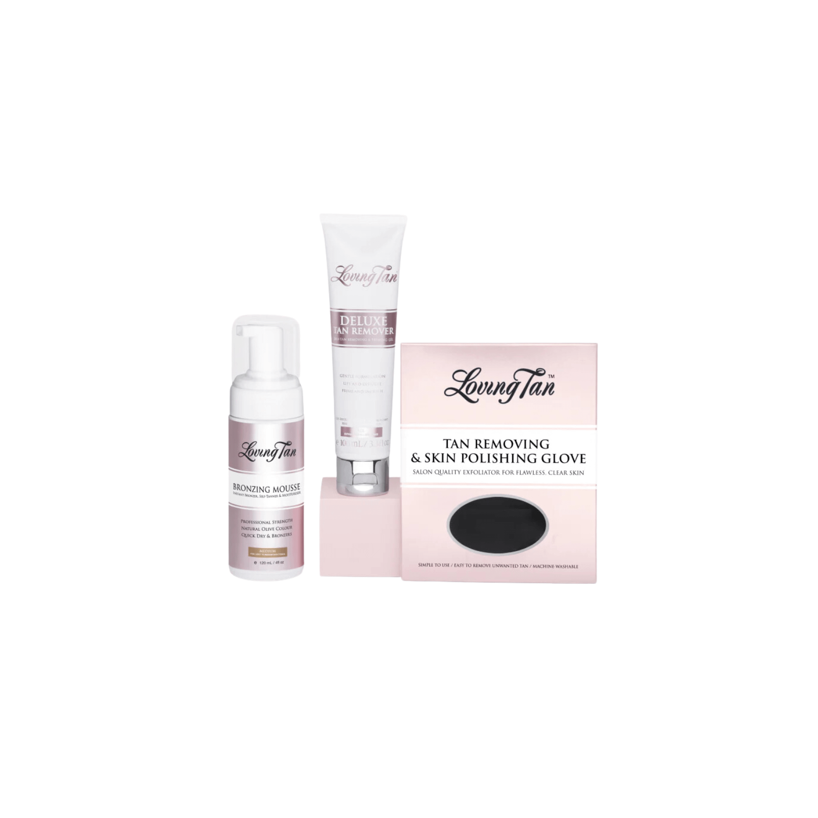 Komplekt! Loving Tan The Tan Remover Bronzing Set Medium