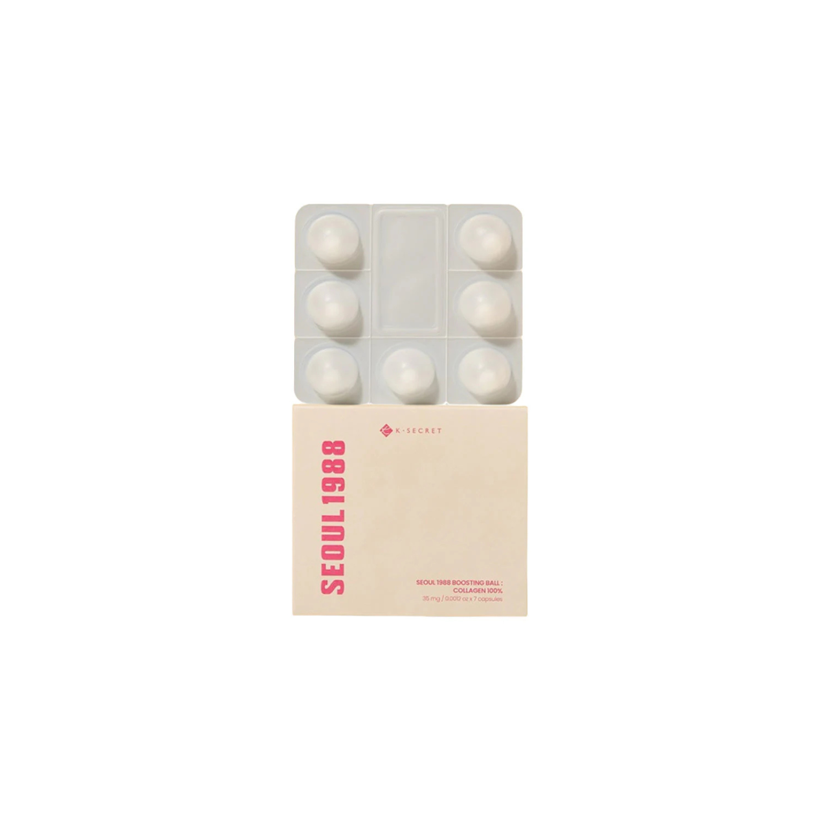 KSECRET Seoul 1988 Boosting Ball: Collagen 100% kollageeni kapslid 7tk