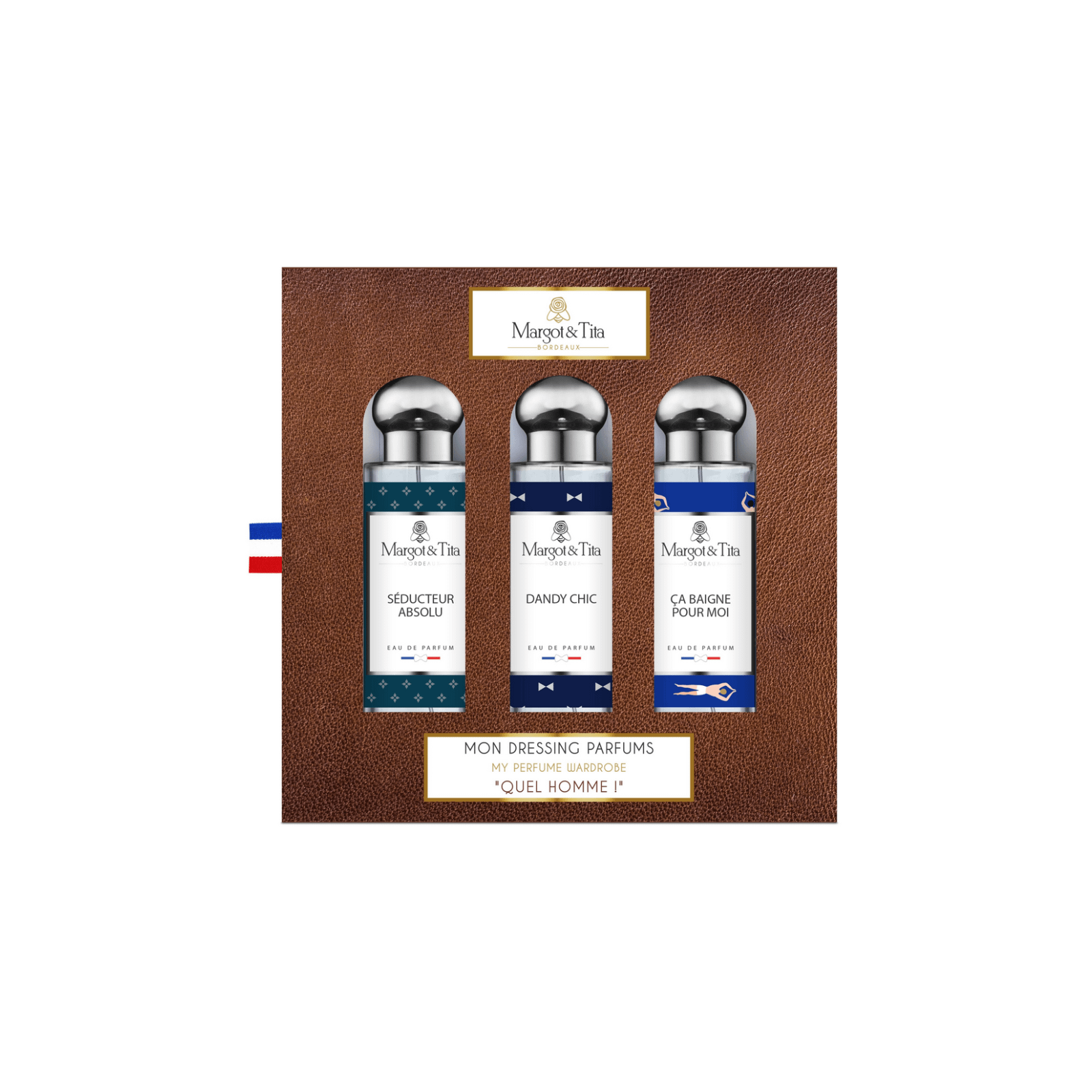 Margot & Tita Quel Homme! Trio Gift Box 3x30ml M parfüümikomplekt