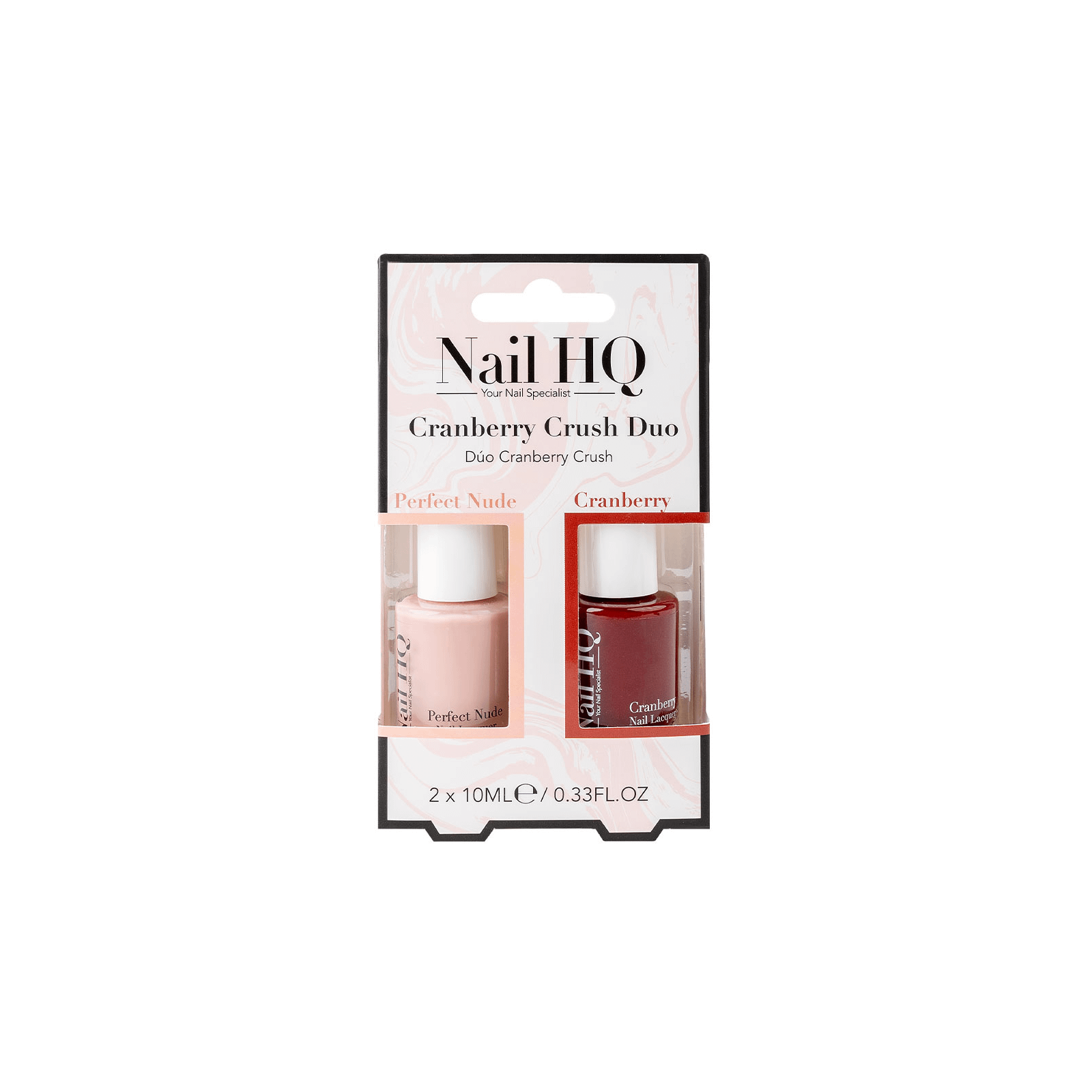 Nail HQ Cranberry Crush Duo küünelakikomplekt