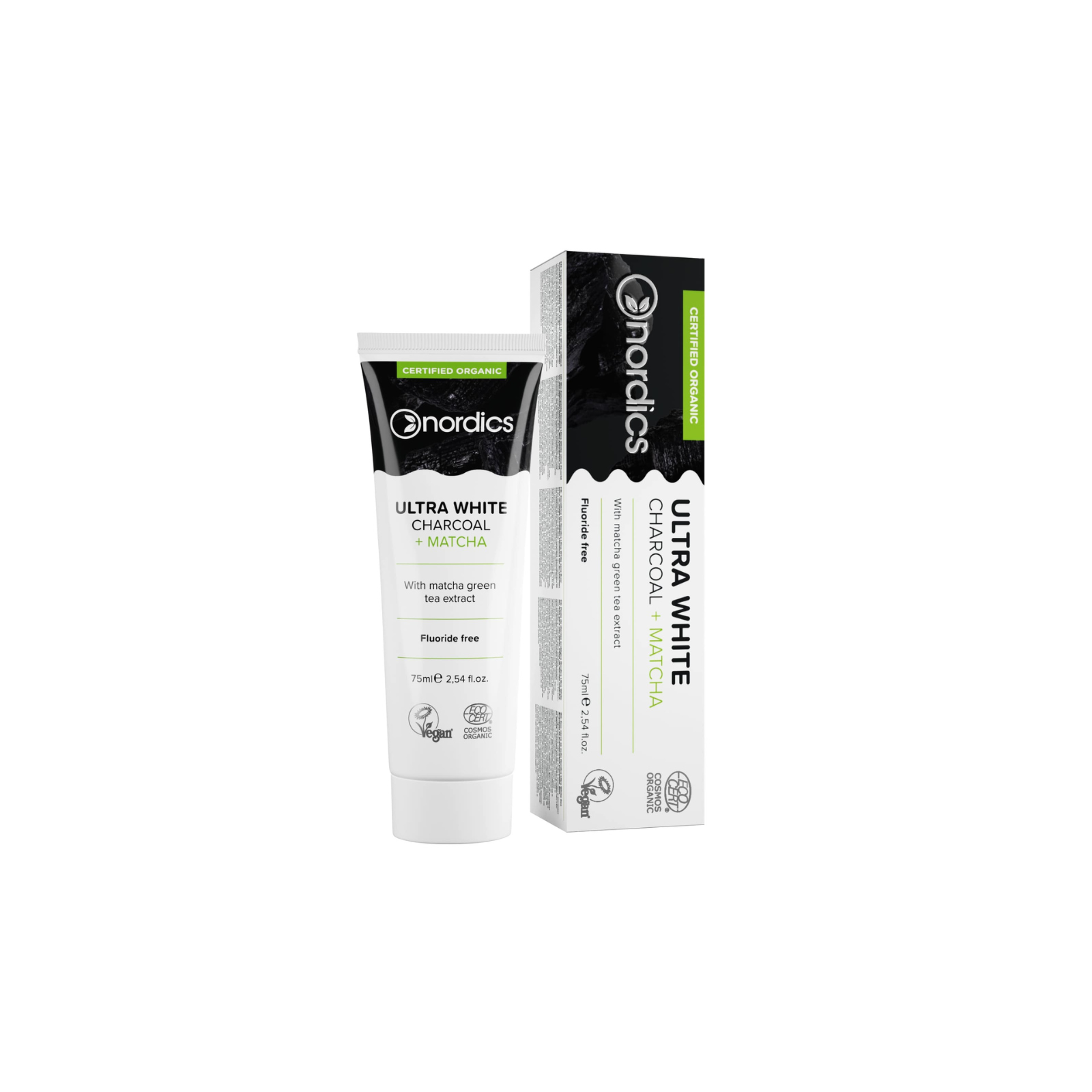 Nordics Natural Remineralization Toothpaste Ultra White with “Liquid Enamel” valgendav hambapasta 75ml