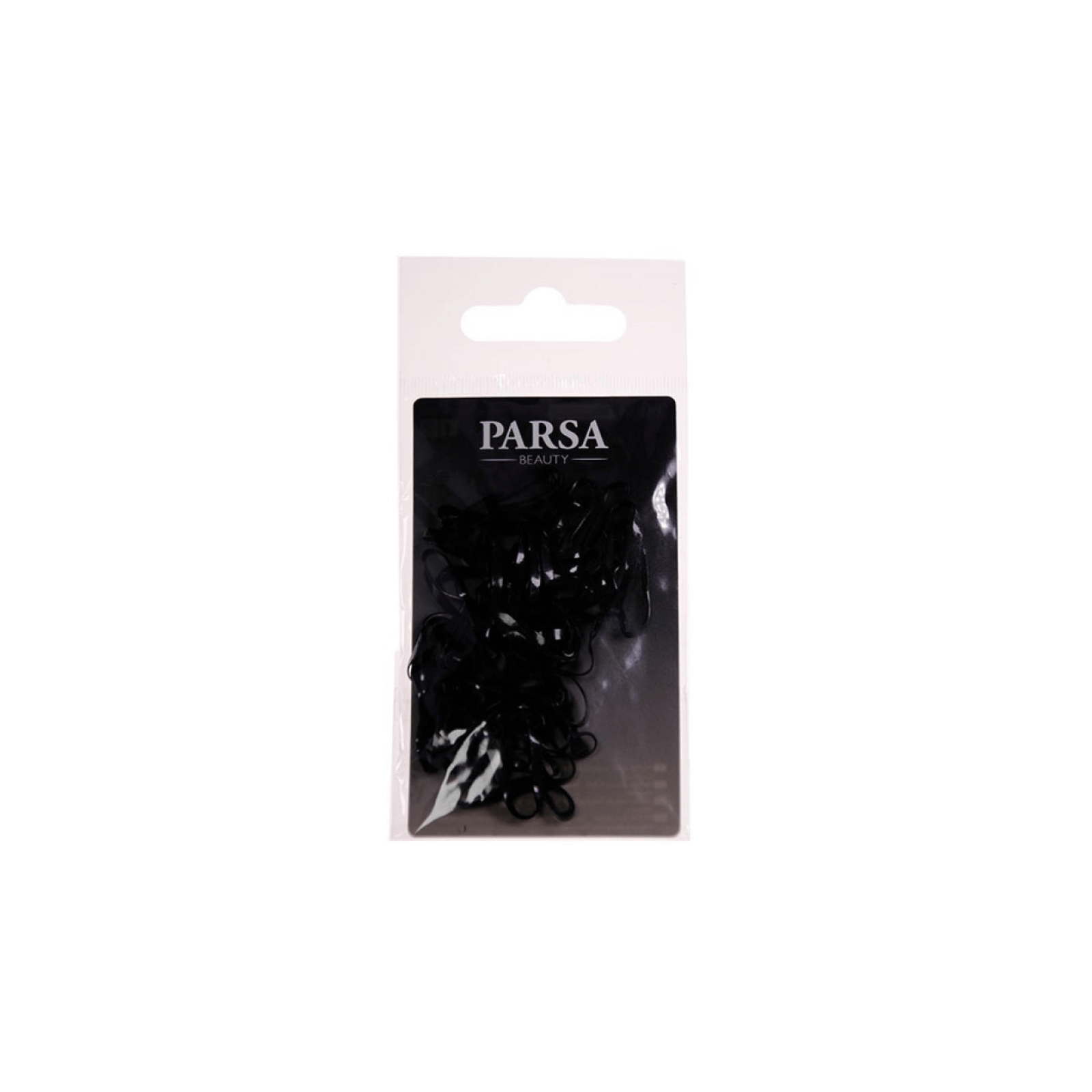 Parsa Beauty Mini Pony-O Black juuksekummid must 50tk
