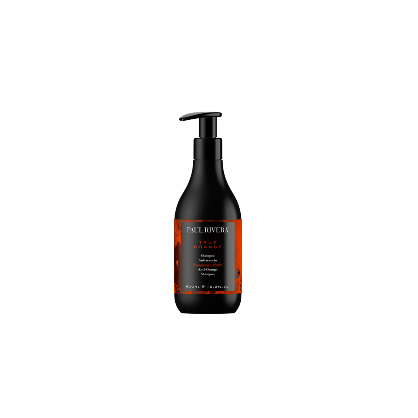 Paul Rivera True Orange Anti-Orange Shampoo oranže toone vähendav šampoon 500ml