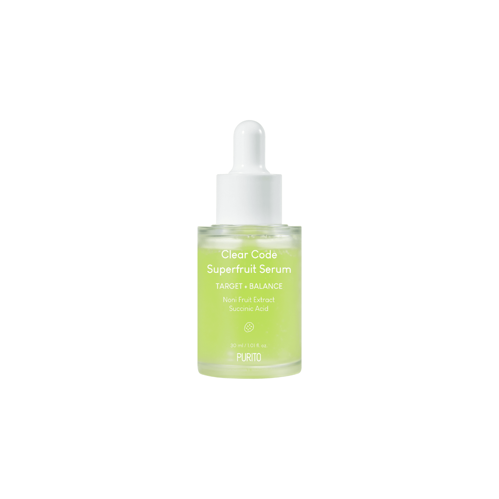 PURITO Clear Code Superfruit Serum tasakaalustav näoseerum 30ml