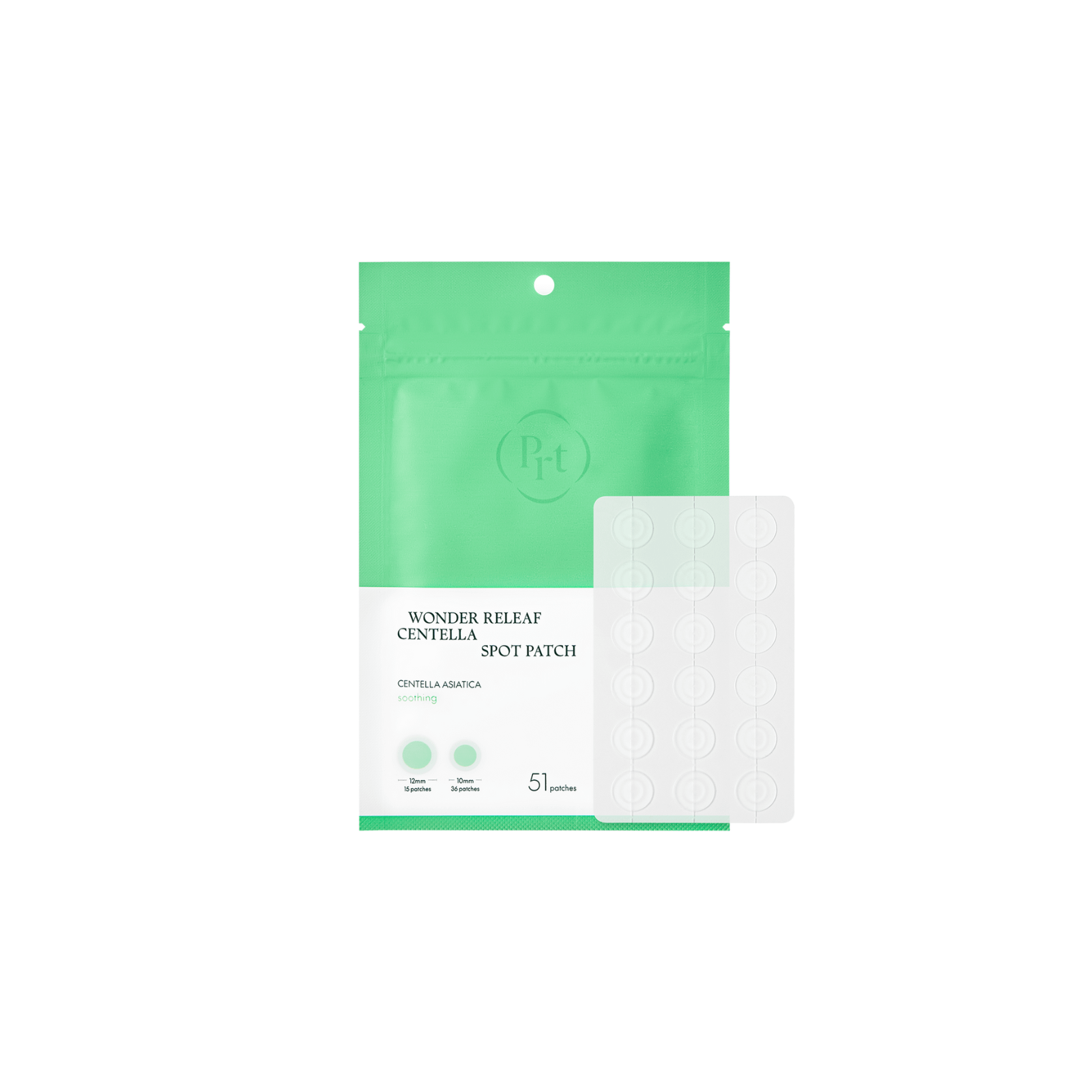 PURITO Wonder Releaf Centella Spot Patch akneplaastrid 51tk