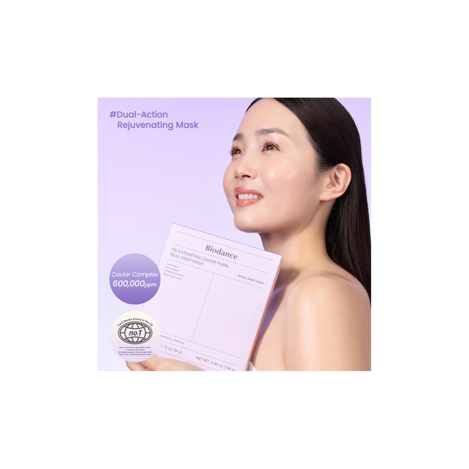 BIODANCE Rejuvenating Caviar PDRN Real Deep Mask 1pcs