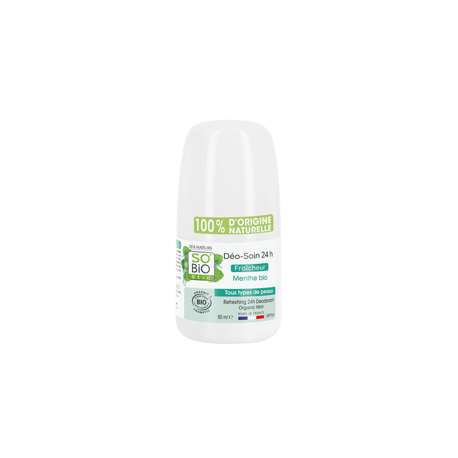 So Bio 24H Deodorant Mint deodorant orgaaniline münt 50ml