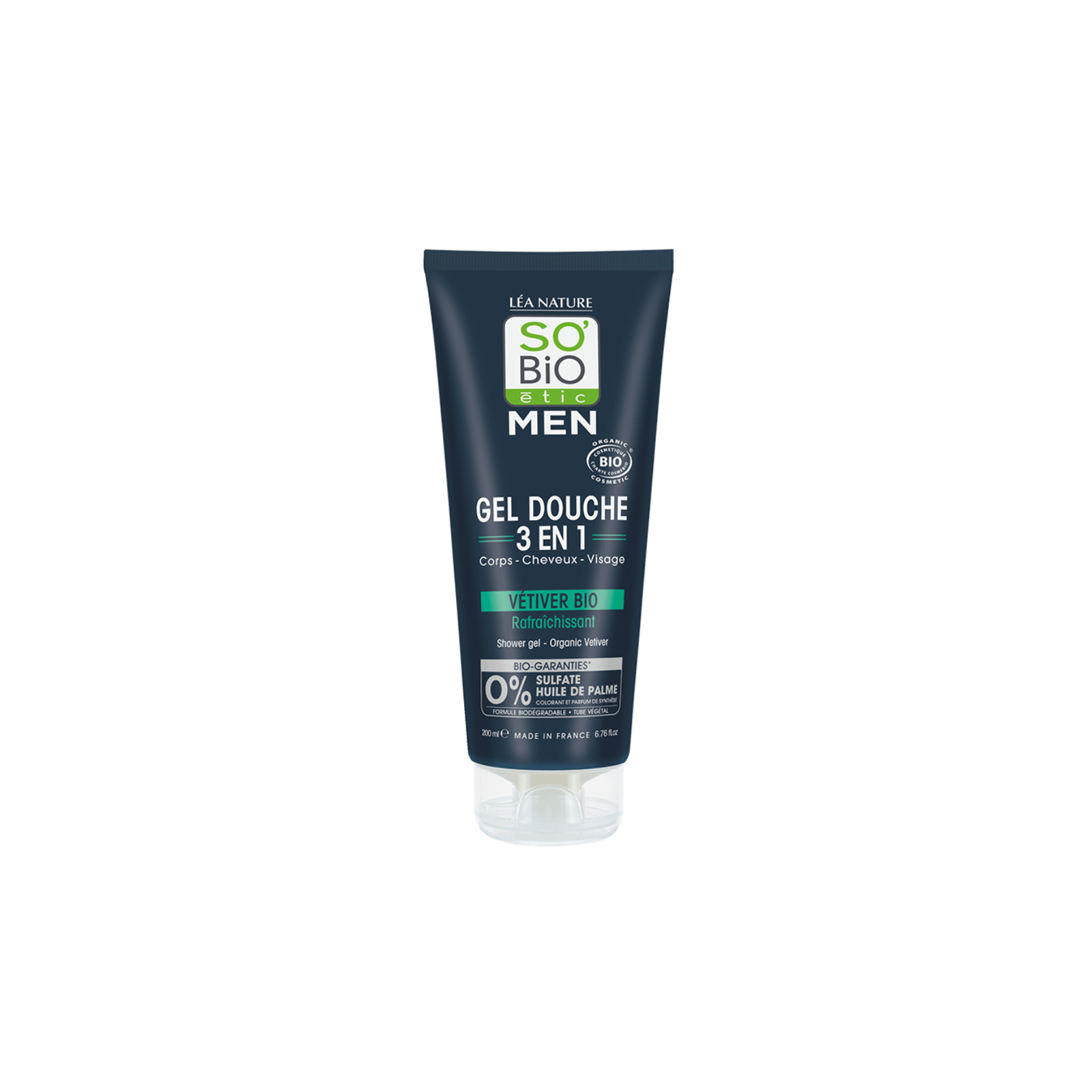 So Bio Men Shower Gel Vetiver dušigeel meestele vetiveriga 200ml