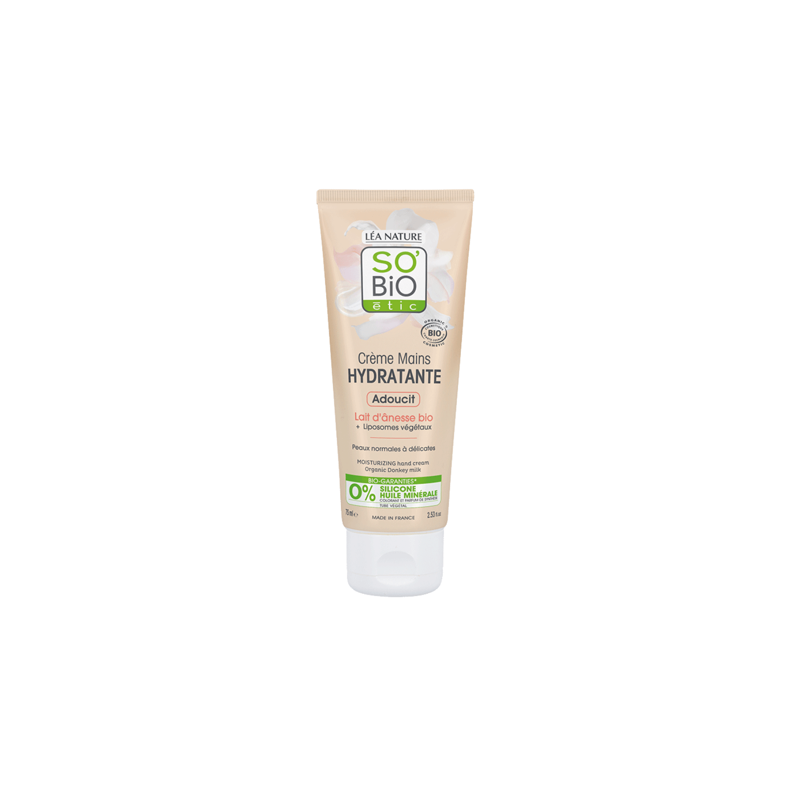 So Bio Moisturizing Hand Cream Donkey Milk niisutav kätekreem 75ml