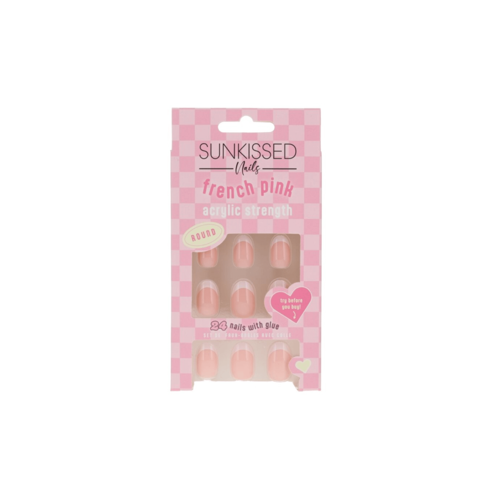Sunkissed Nail Studio French Pink Round