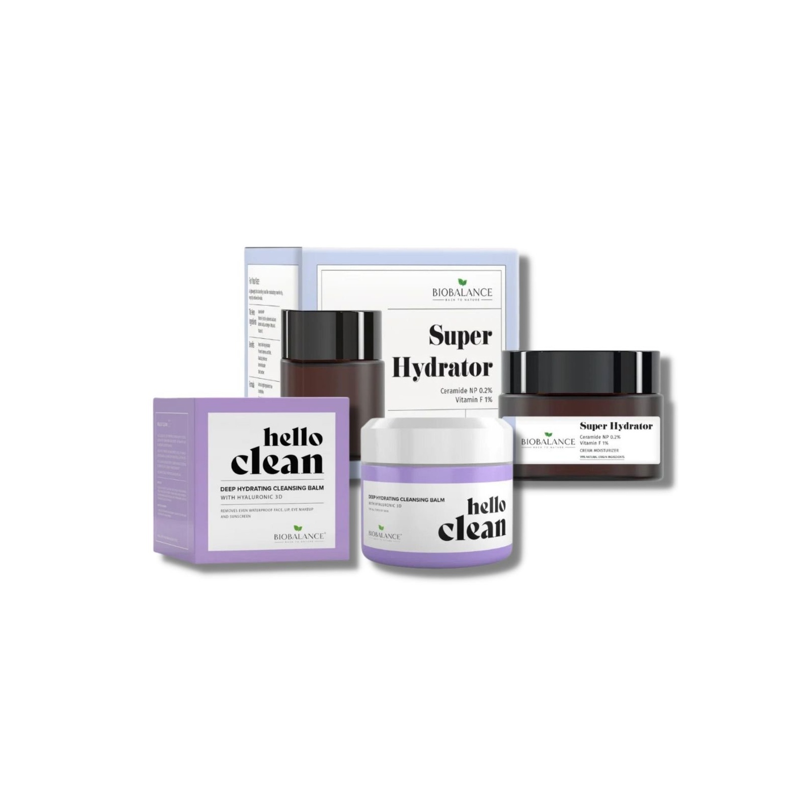 Komplekt! Bio Balance Hydrating meigieemaldaja ja Super Hydrator näokreem