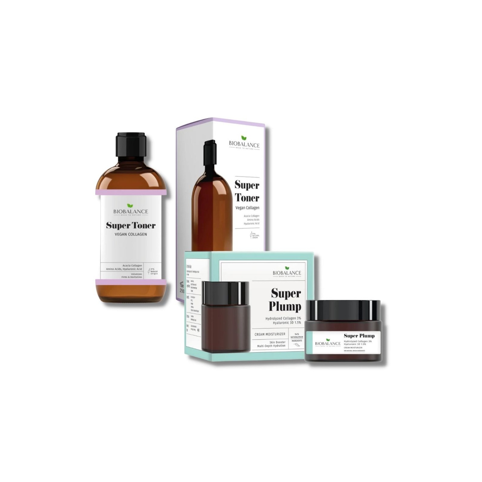 Komplekt! Bio Balance Super Plump kollageeni kreem ja kollageeni toonik