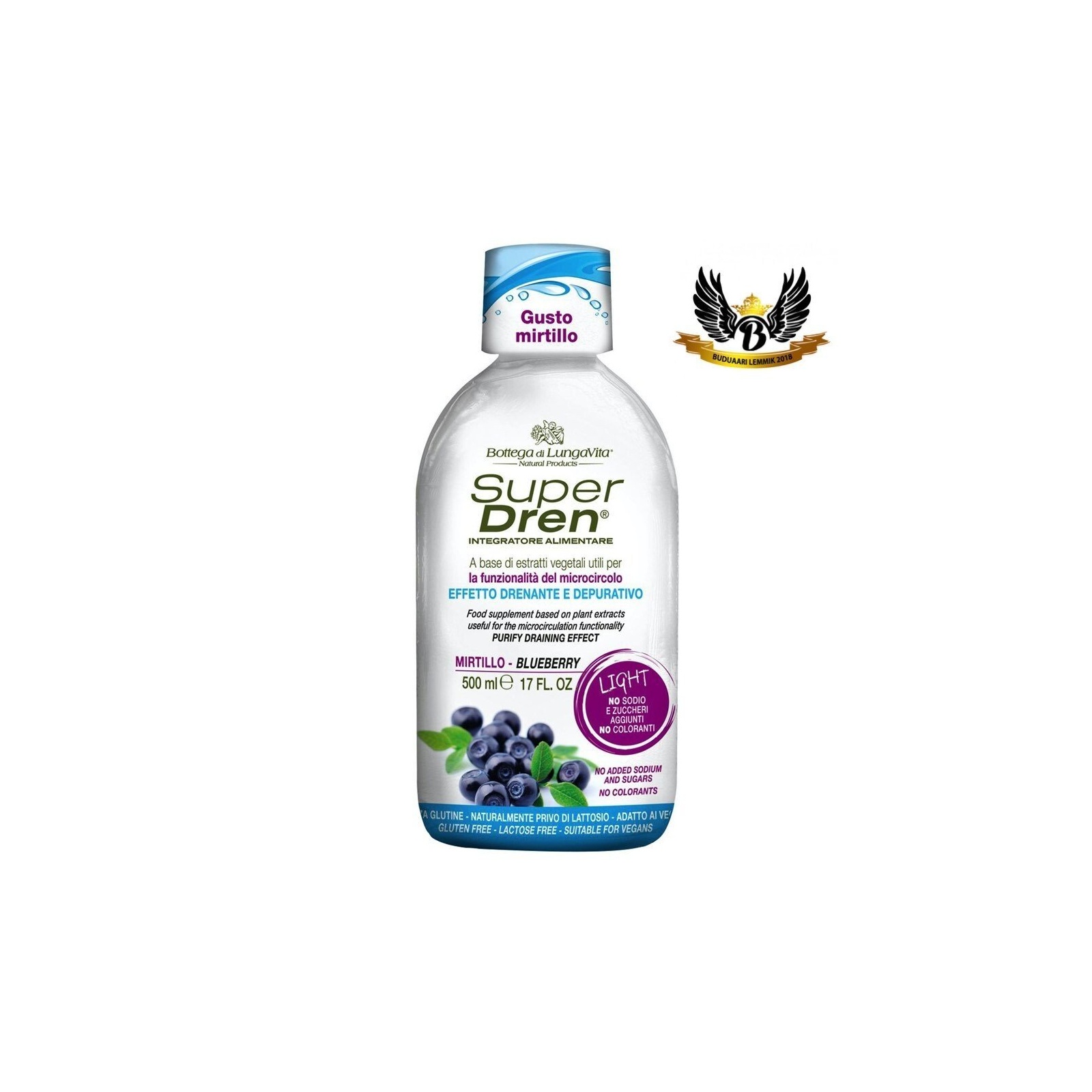 SuperDren BlueBerry ainevahetust kiirendava ja liigset vett väljutava toimega