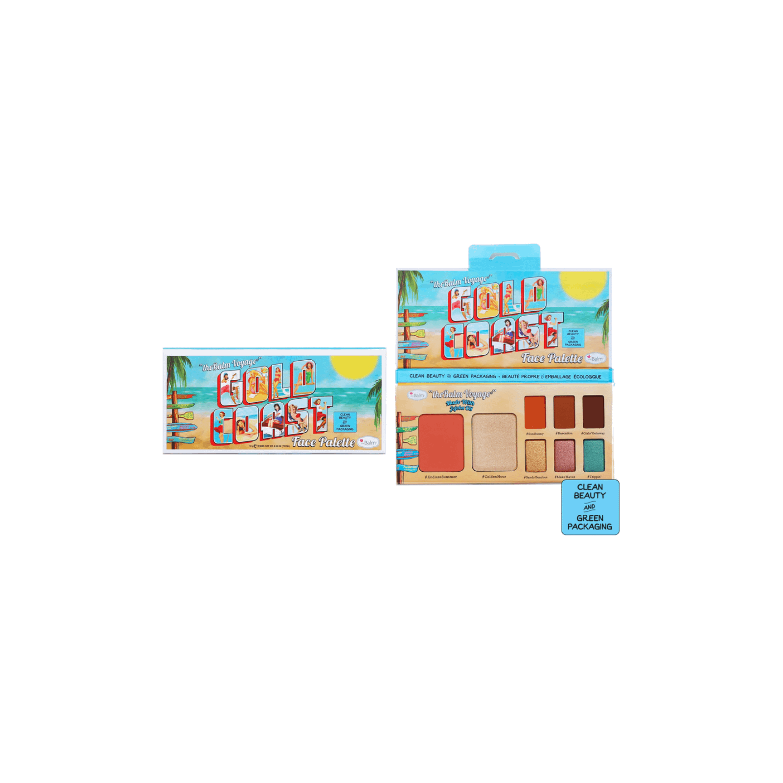 theBalm Gold Coast Face Palette näopalett 10g