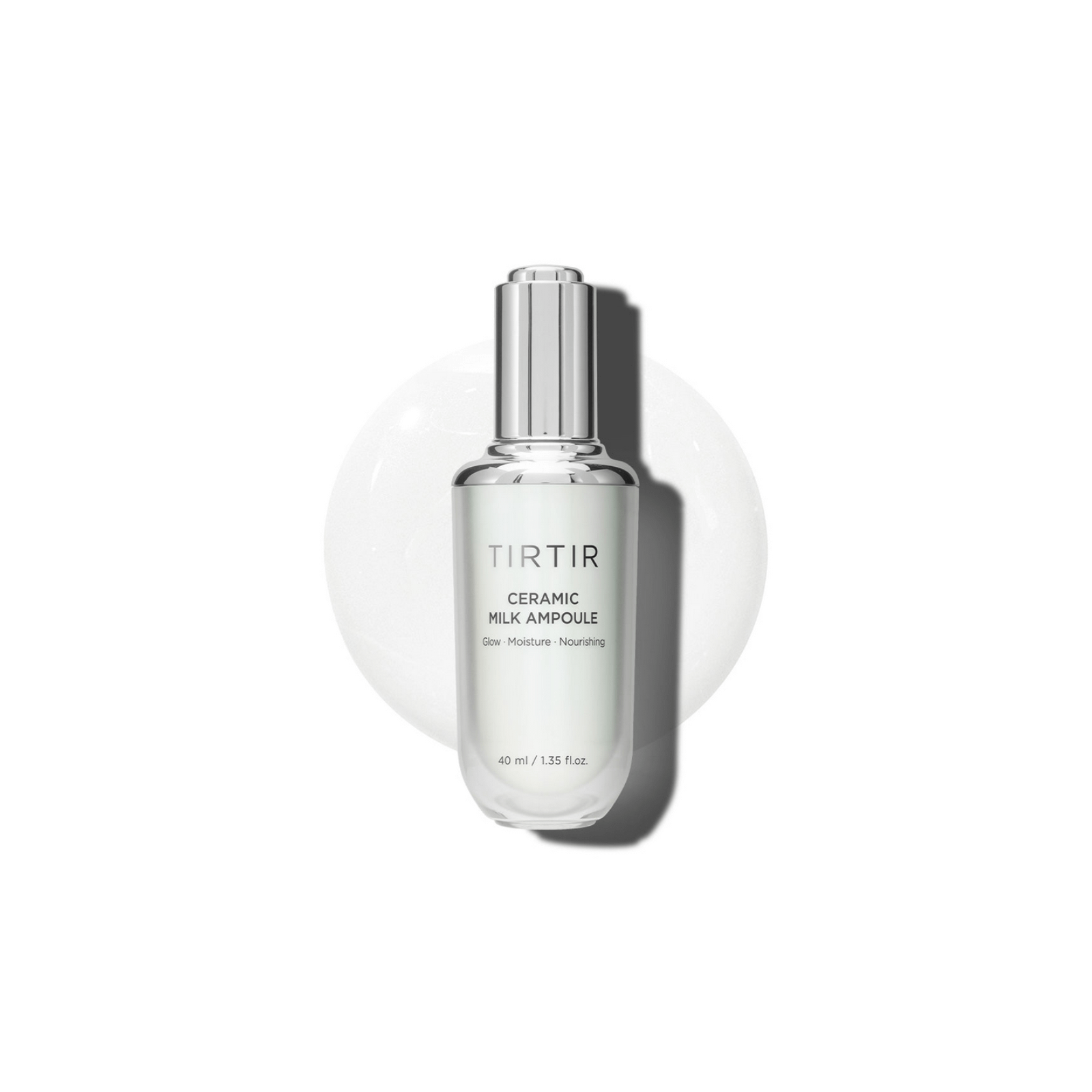 TIRTIR Ceramic Milk Ampoule niisutav säraandev seerum GLASS SKIN efektiga 40ml