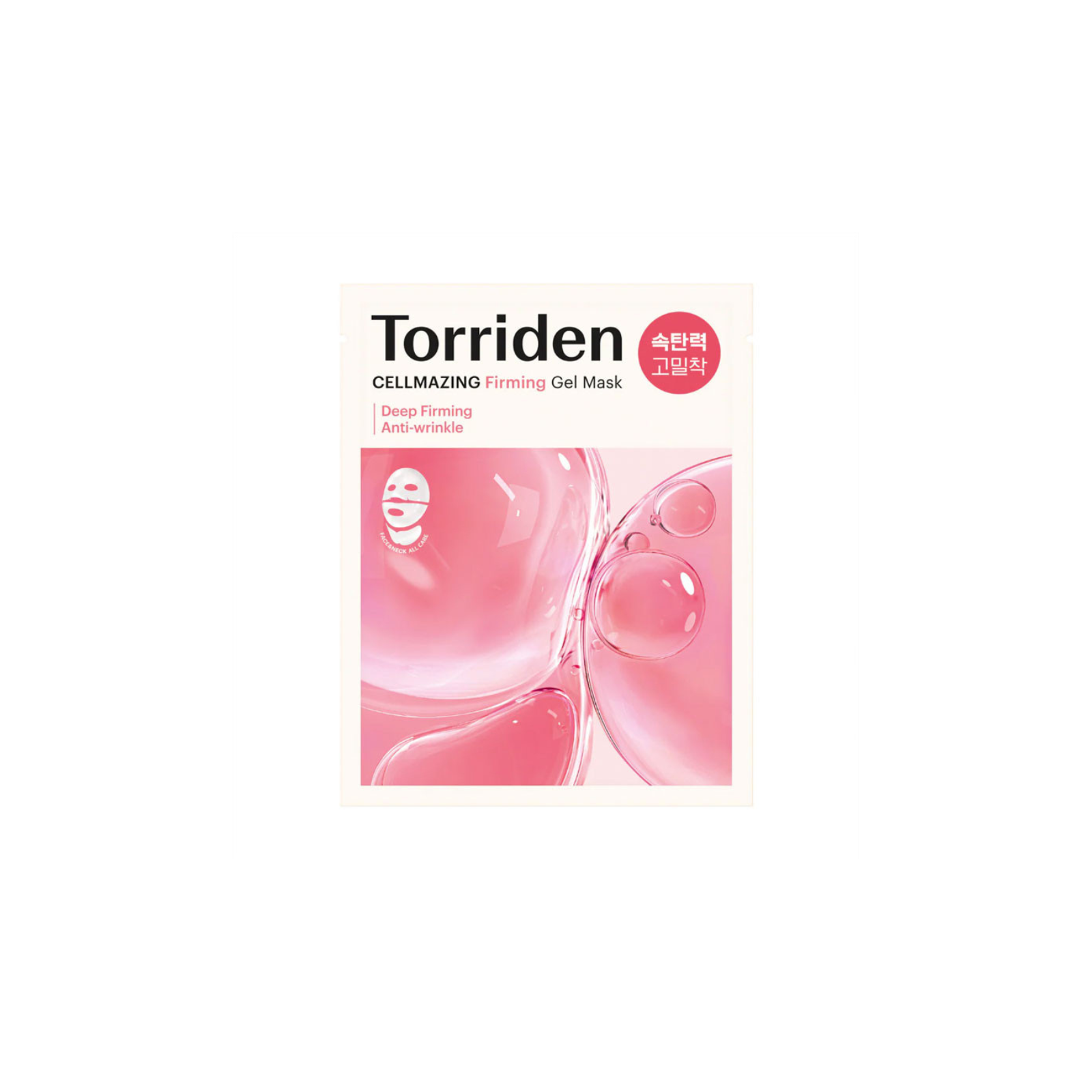 Torriden CELLMAZING Firming Gel Mask (Face & Neck) pinguldav geelmask